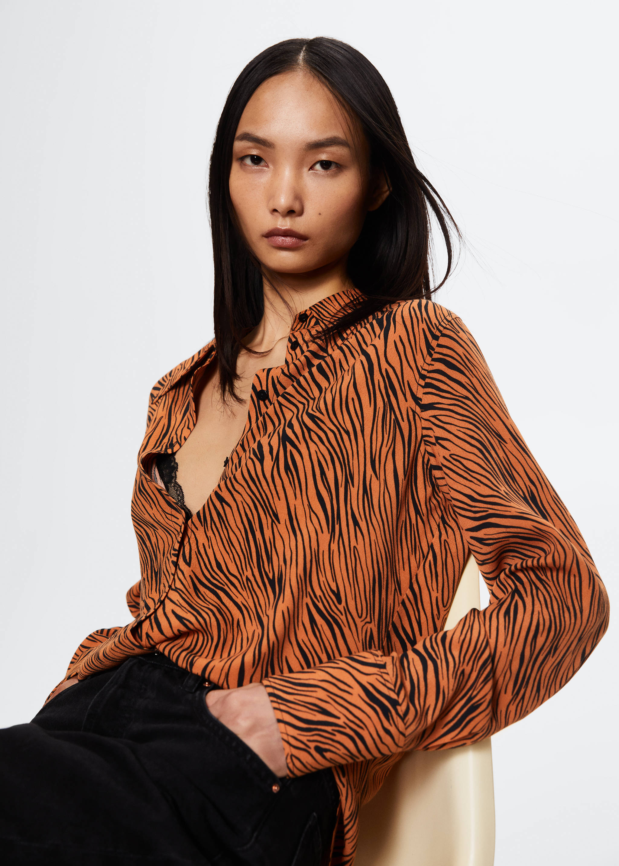 Animal print shirt - Details of the article 1