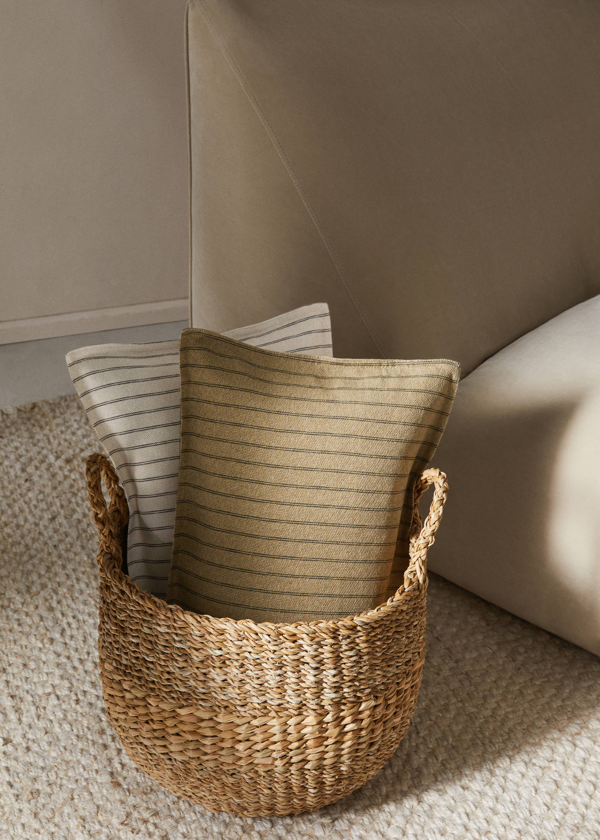 100% cotton cushion cover 30x50cm - General plane