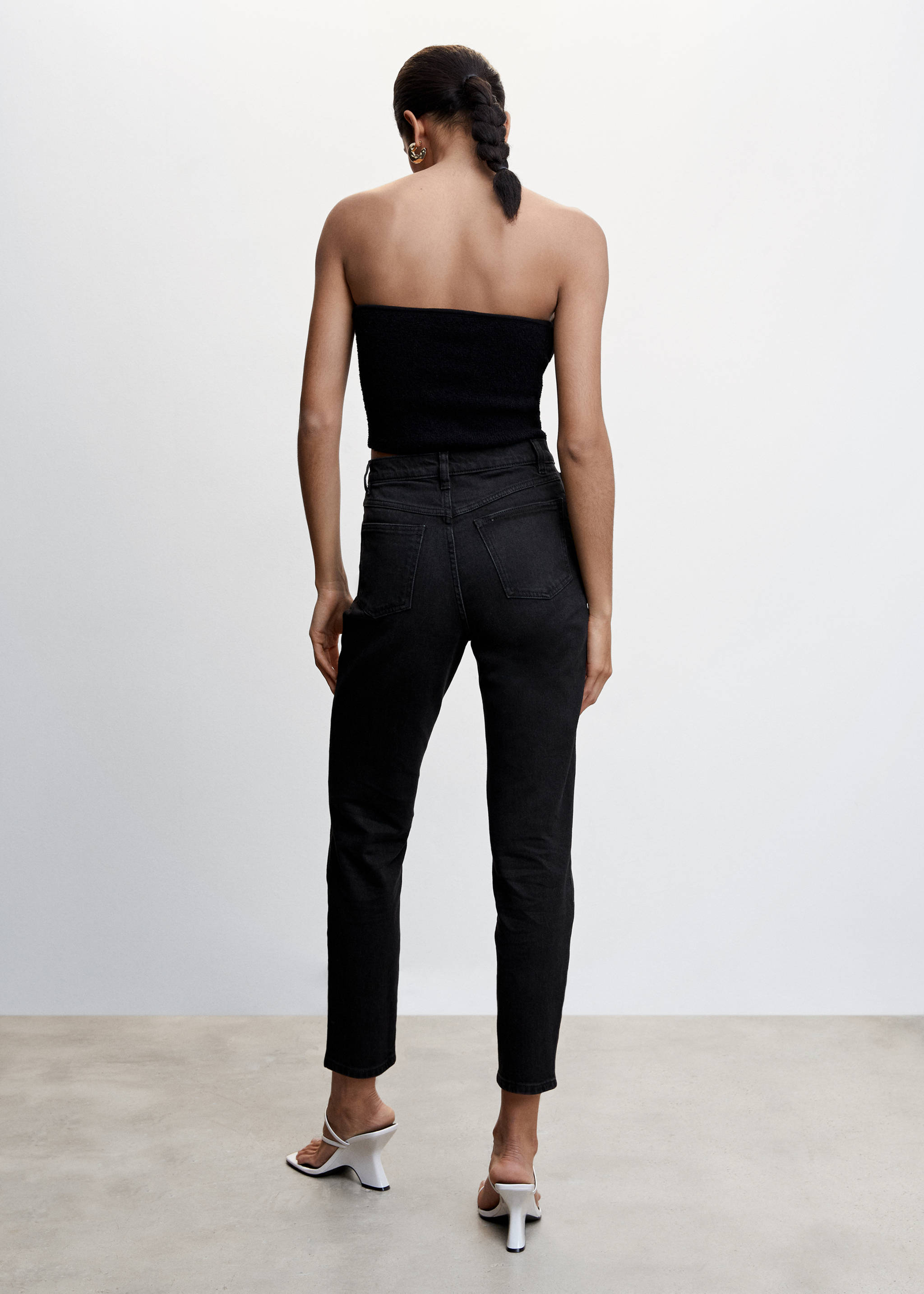 Mom comfort high-rise jeans - Reverse of the article