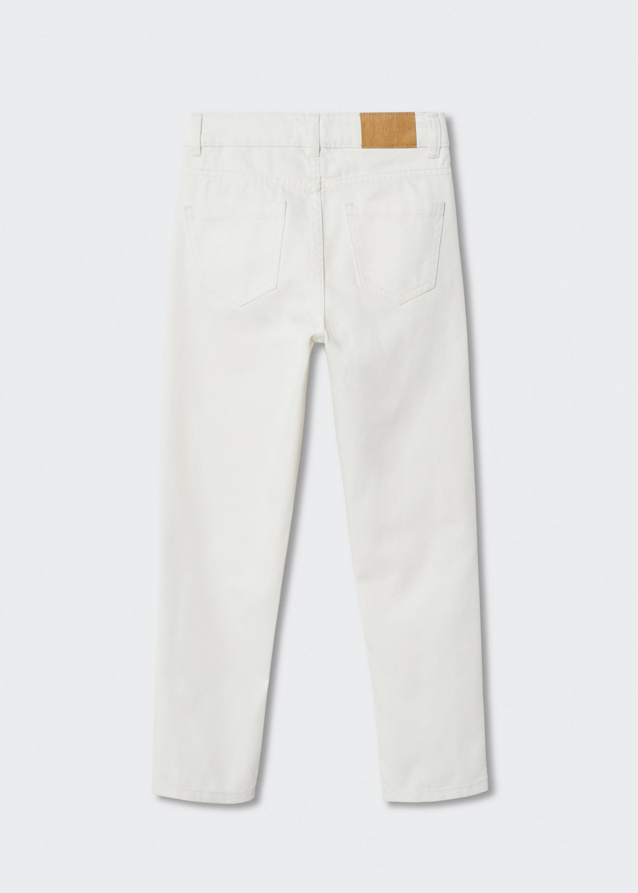 Cotton mom-fit jeans - Reverse of the article