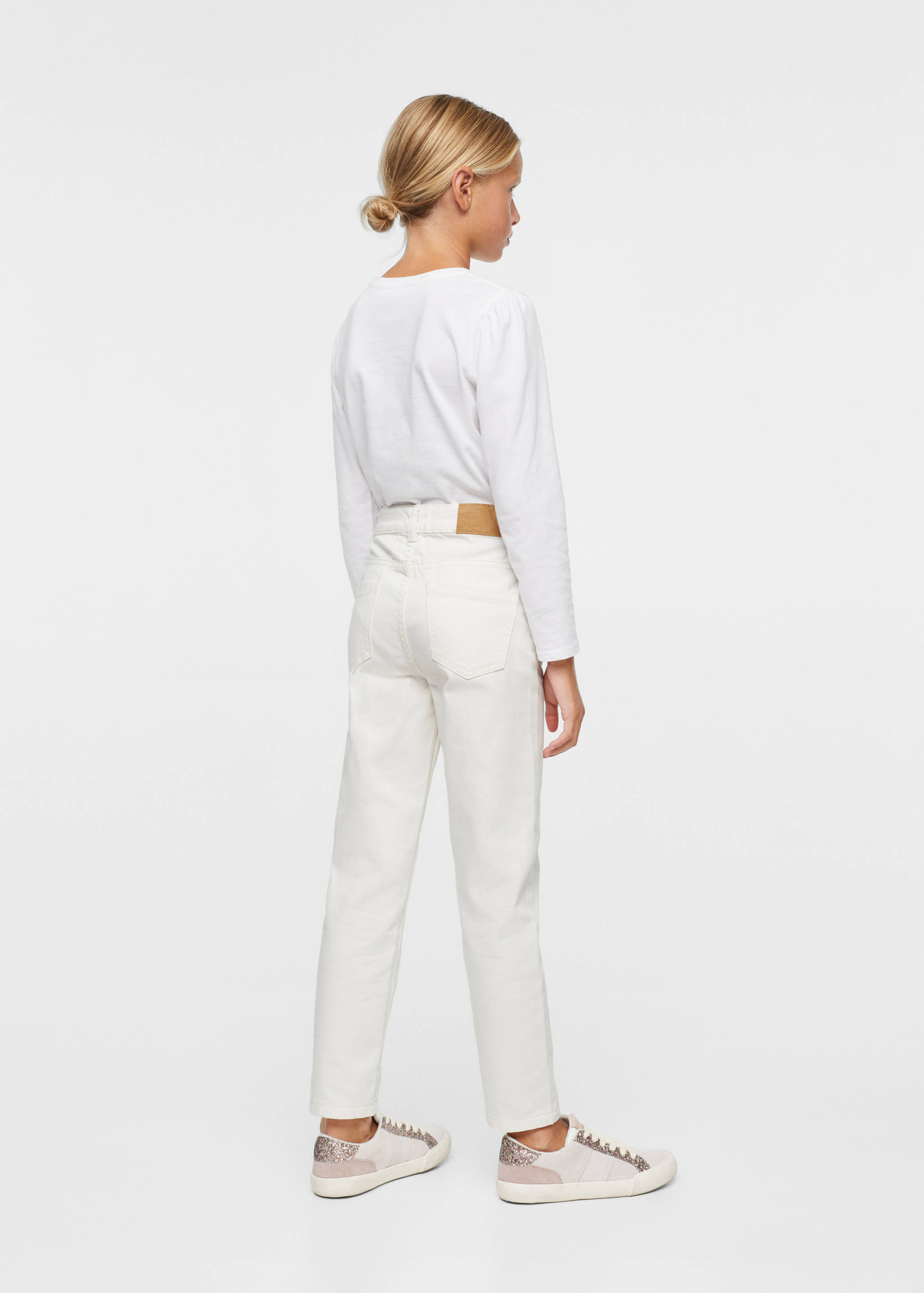 Cotton mom-fit jeans - Details of the article 3