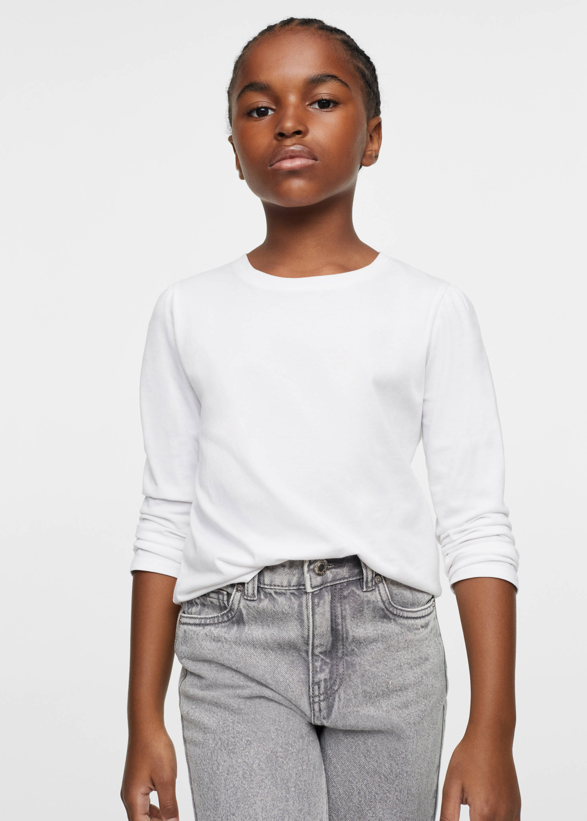 Cotton mom-fit jeans - Details of the article 2