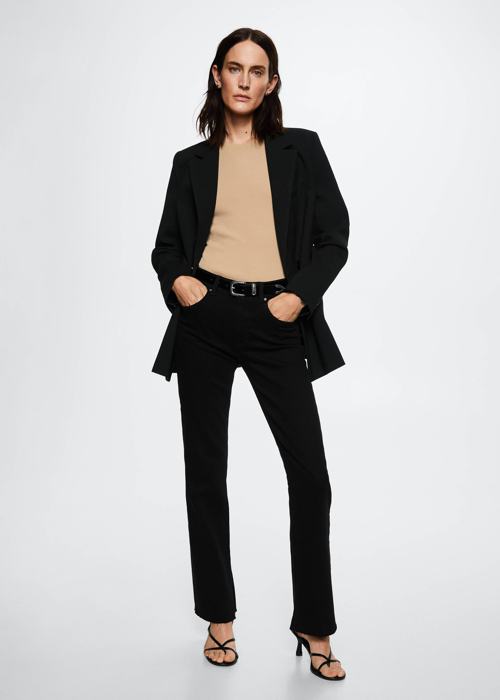 Texans rectes tir mitjà - Pla general