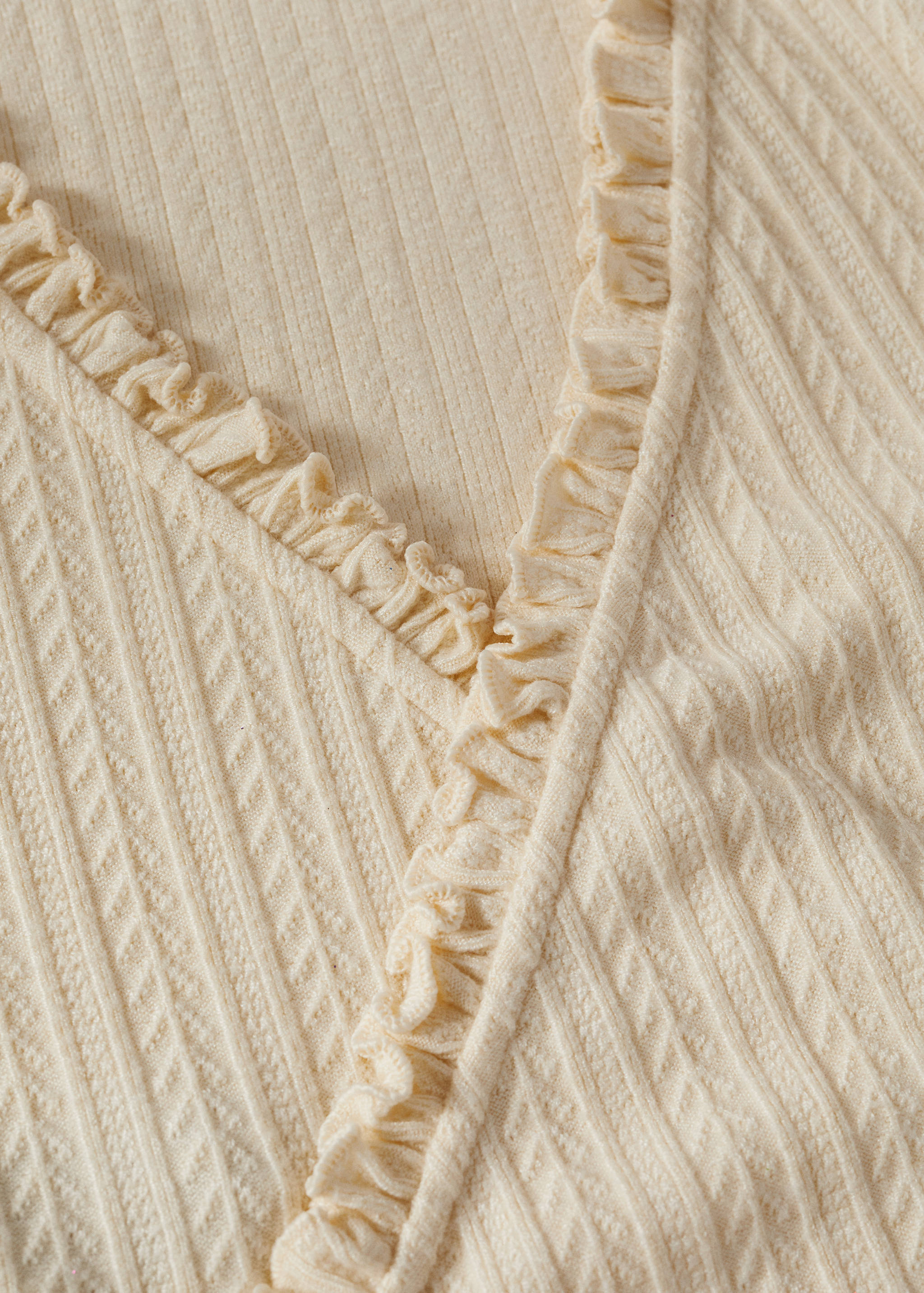 T-shirt croisé nœud - Détail de l'article 8