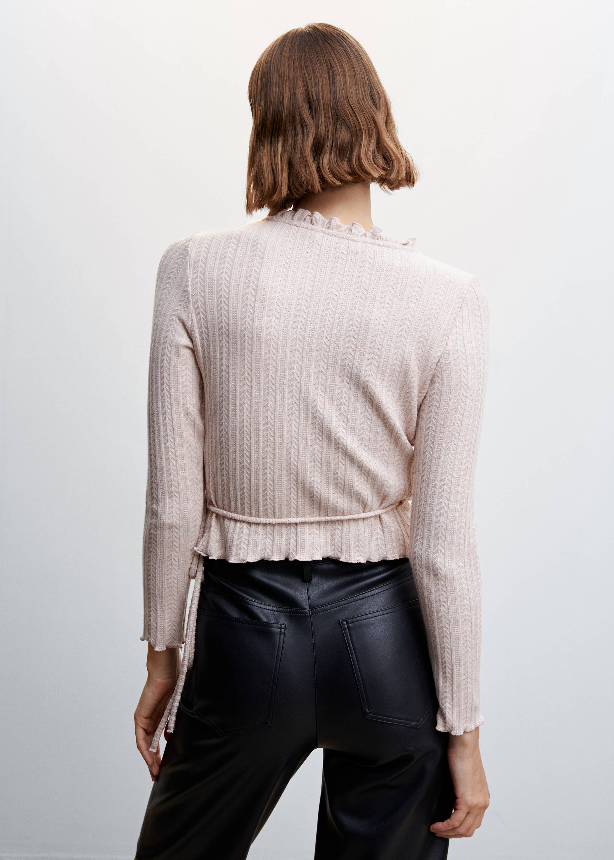 T-shirt croisé nœud - Verso de l’article