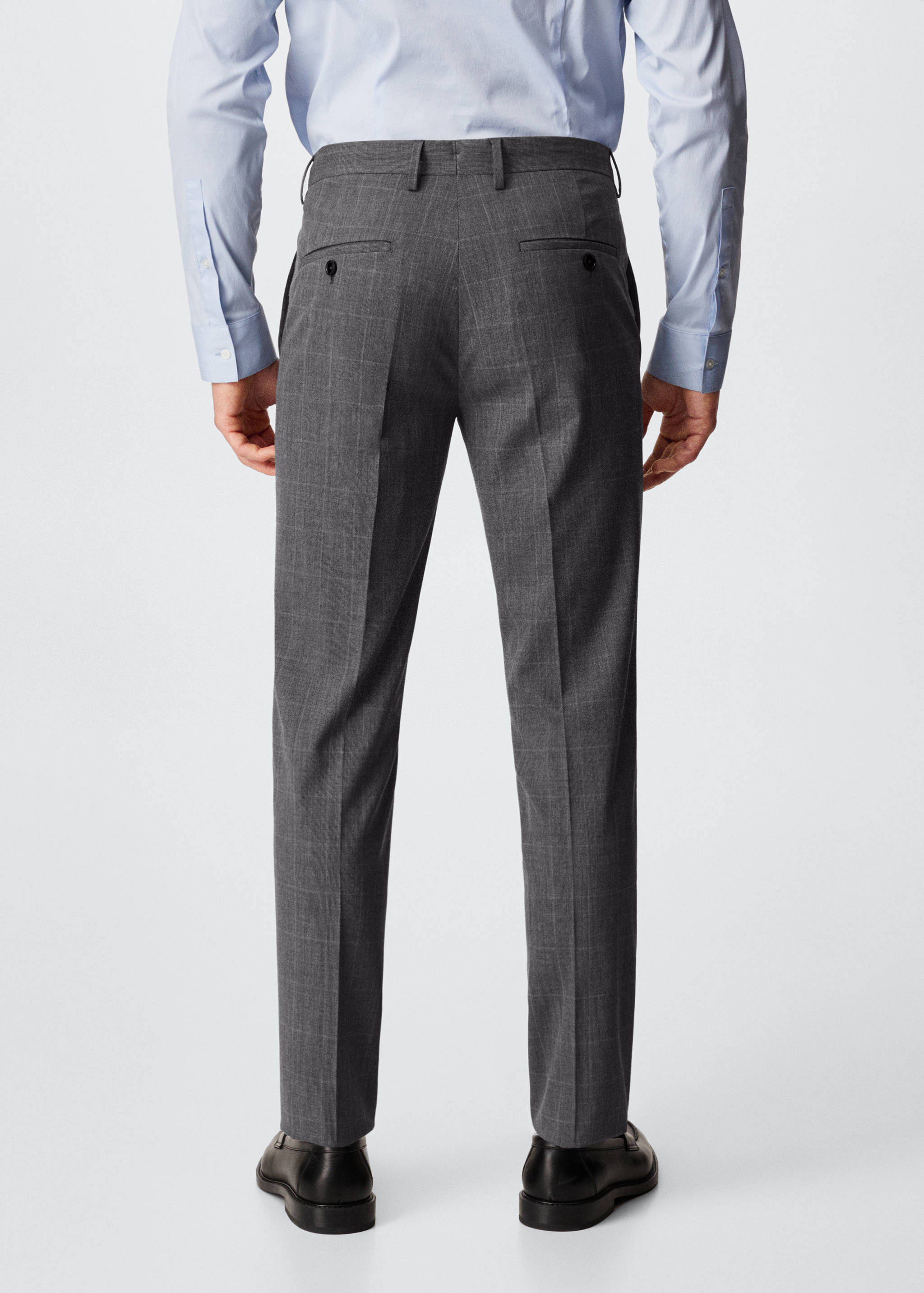 Super slim fit suit trousers - Reverse of the article