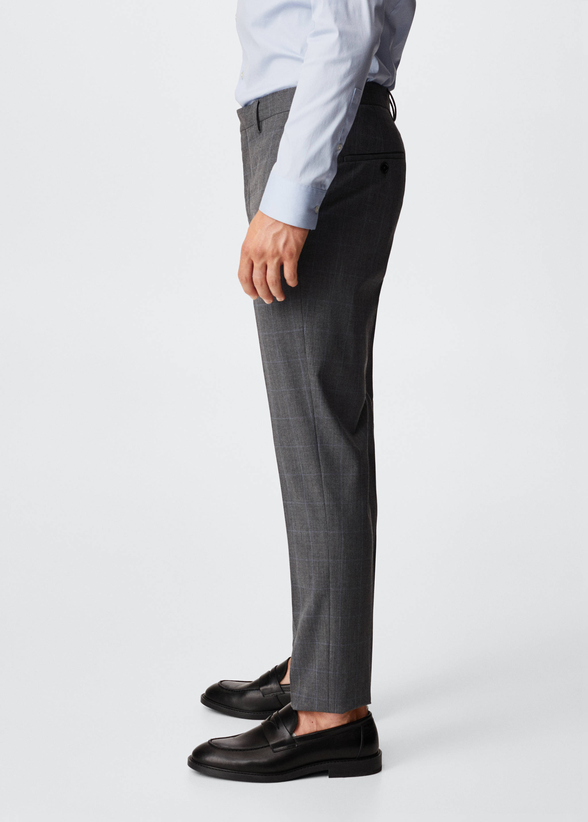 Super slim fit suit trousers - Details of the article 1