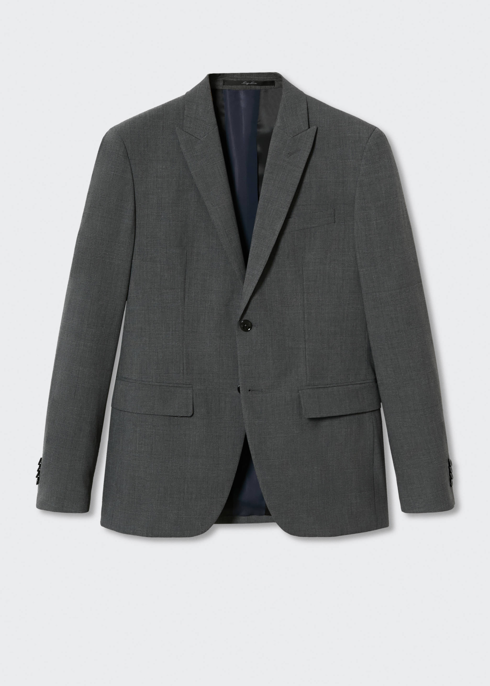 Veste de costume slim fit à carreaux - Article sans modèle