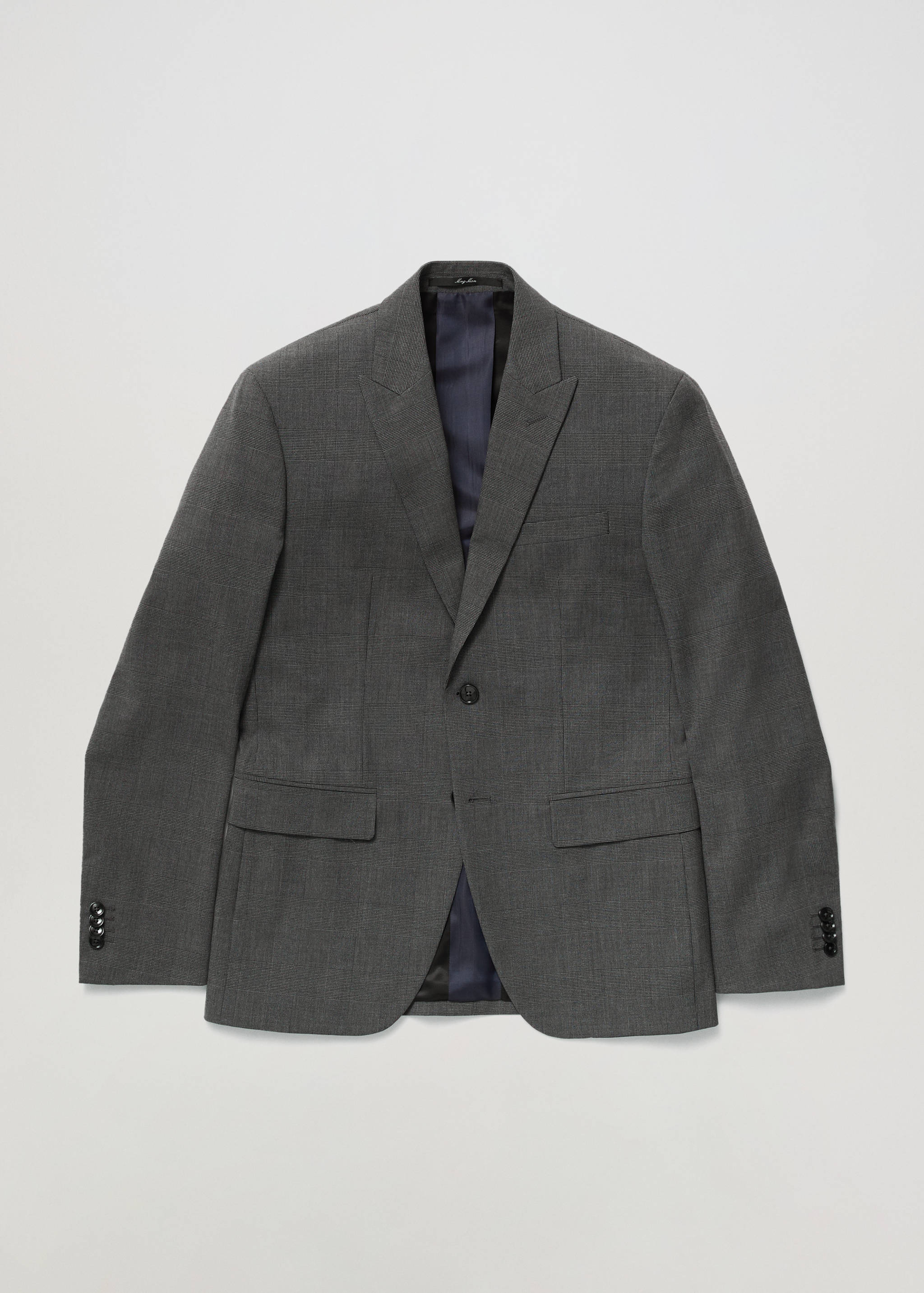 Veste de costume slim fit à carreaux - Détail de l'article 3