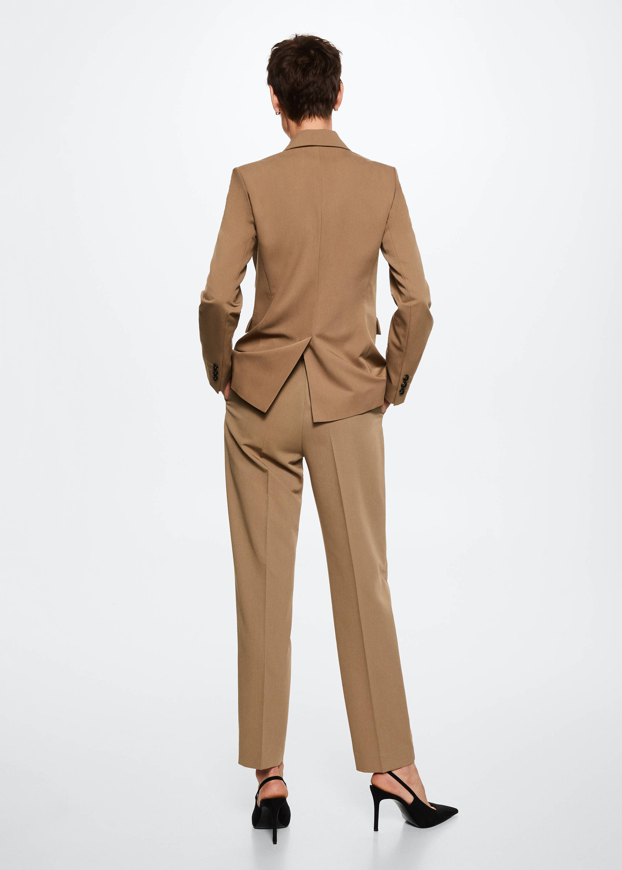 Pleated suit trousers - Reverse of the article