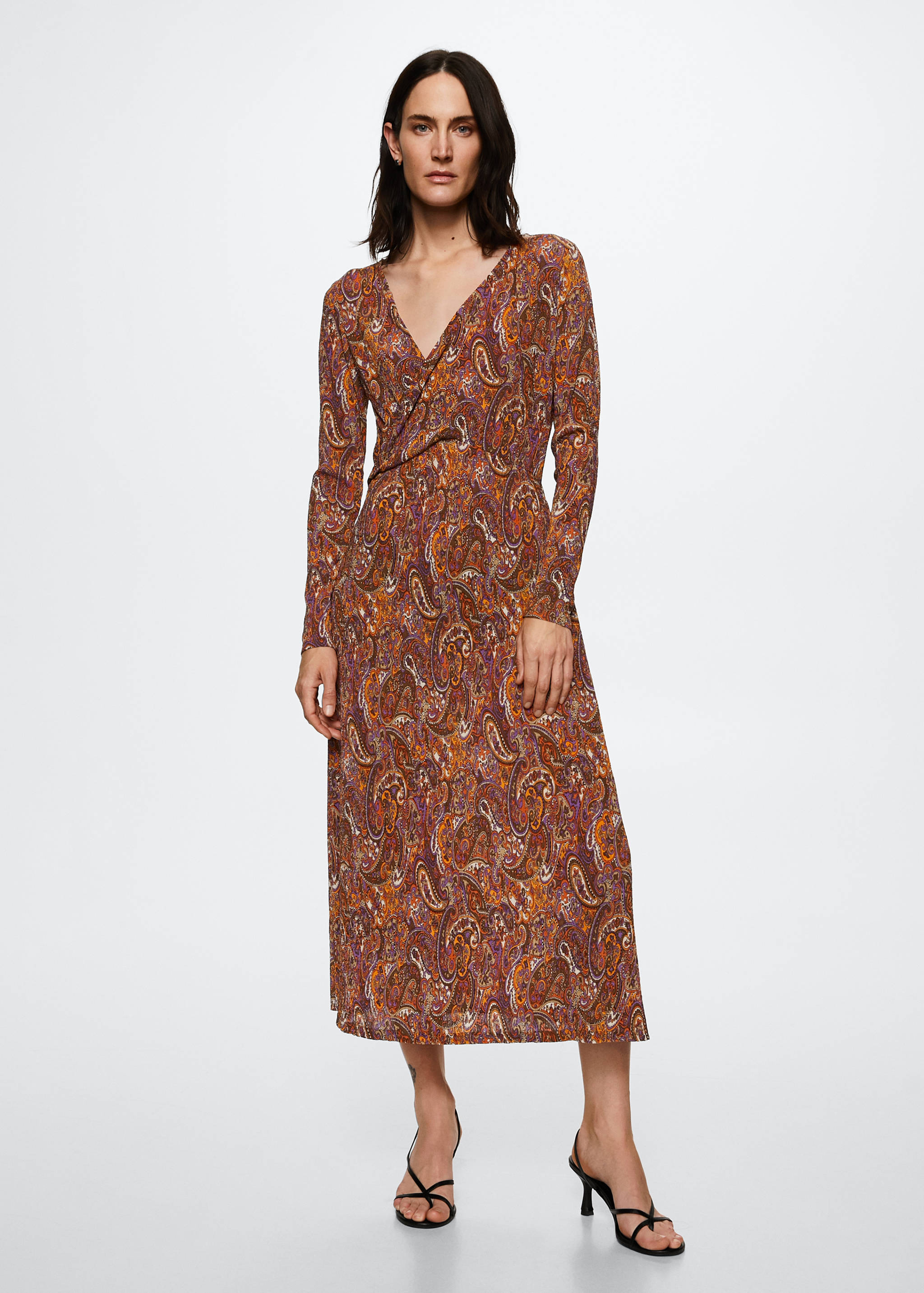 Vestit textura estampat - Pla general