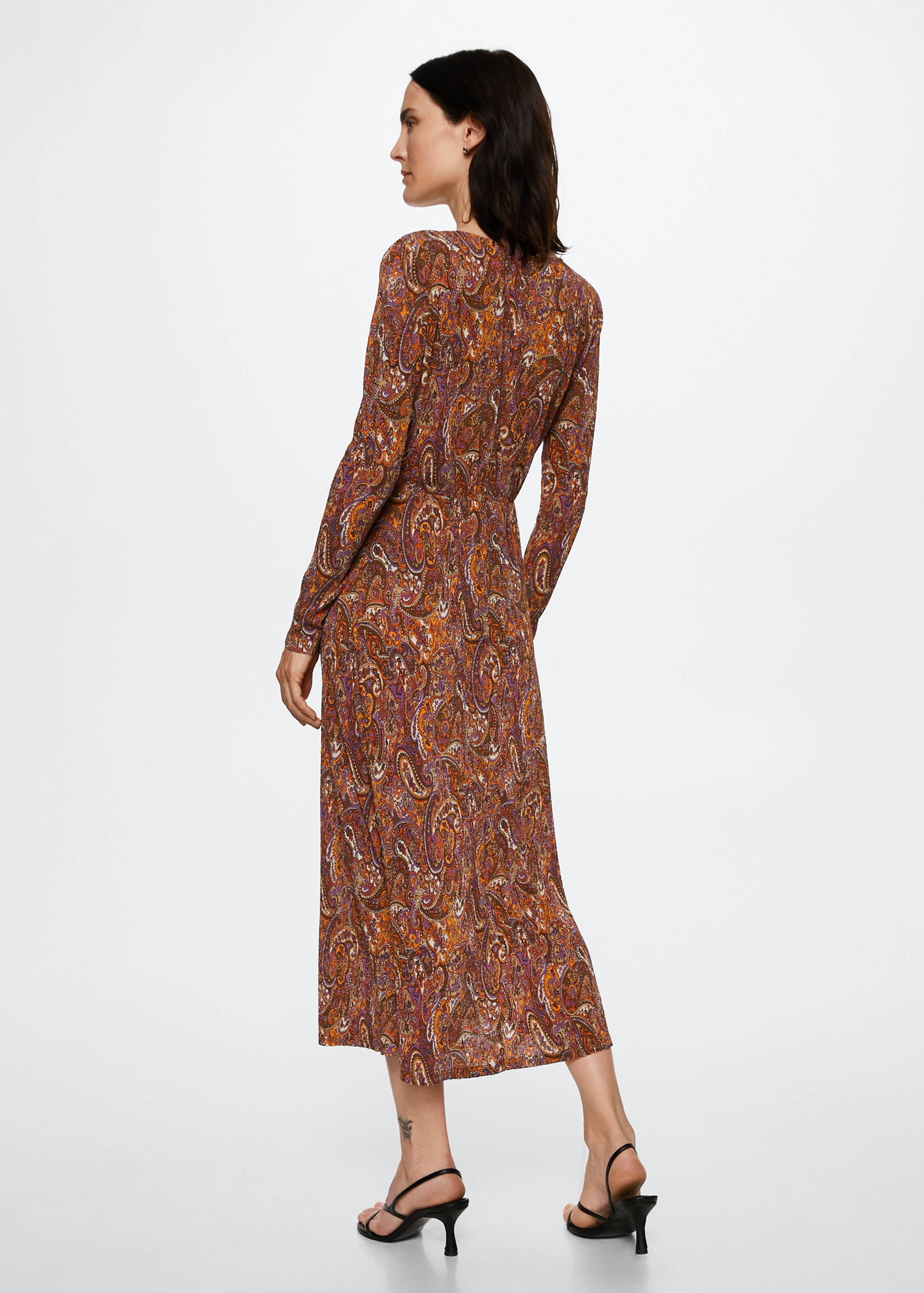 Vestit textura estampat - Revers de l'article