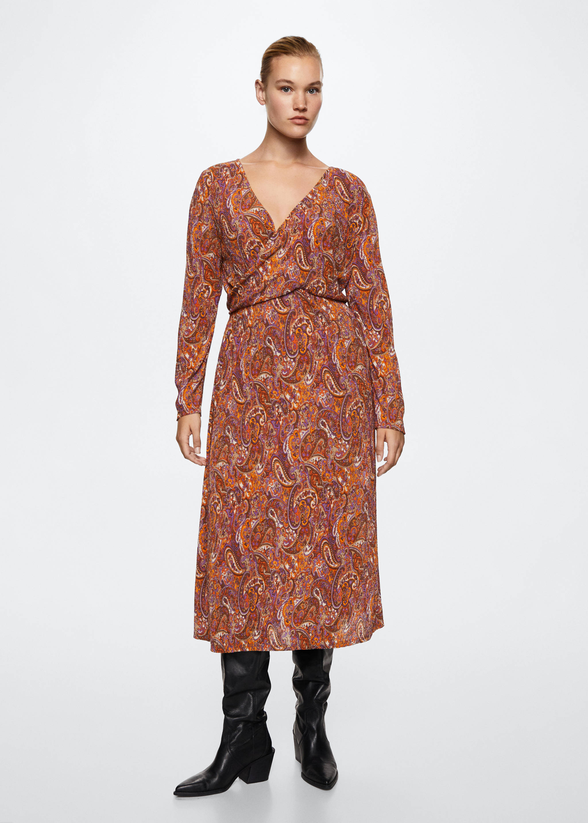 Vestit textura estampat - Detall de l'article 3