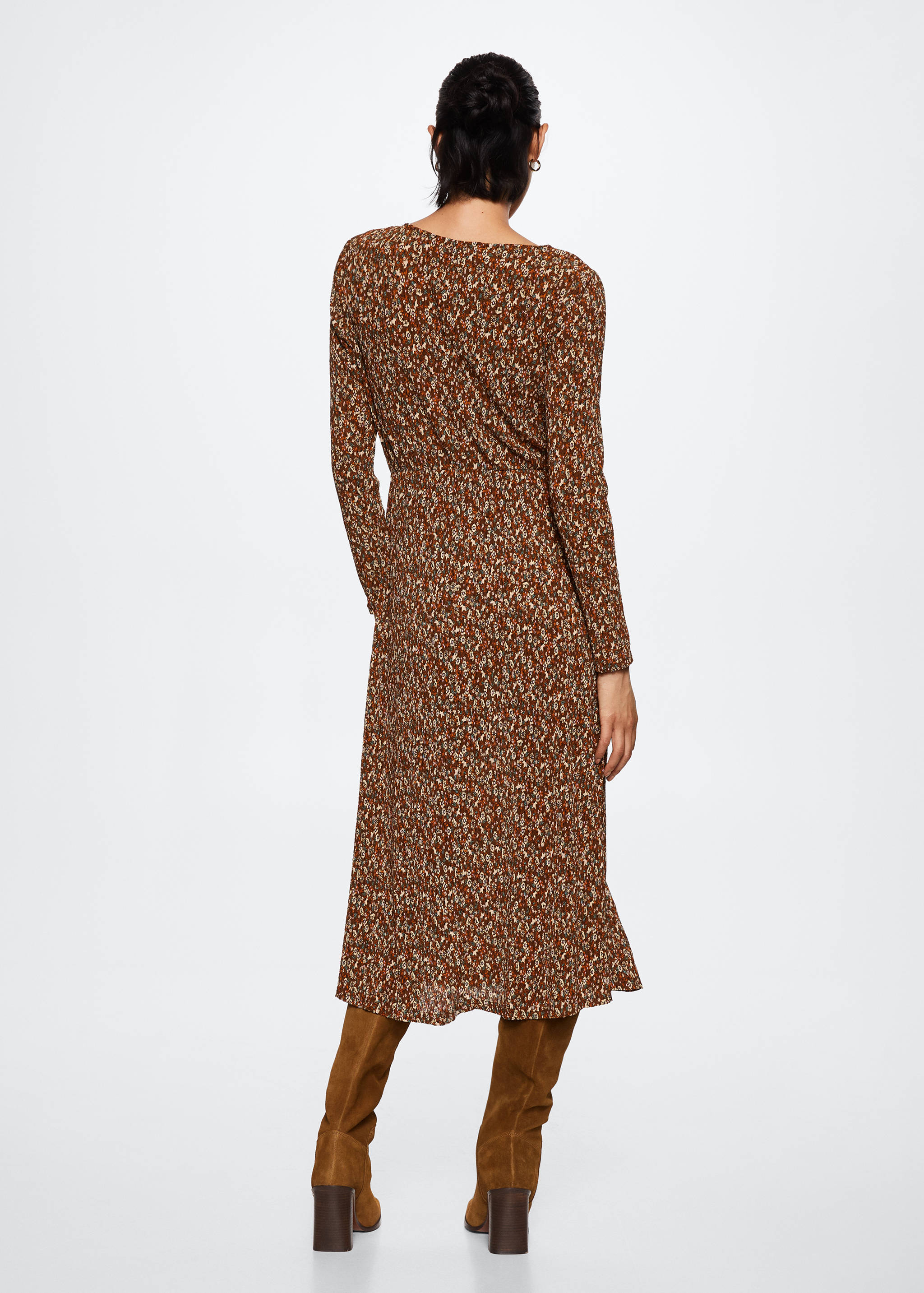 Vestit textura estampat - Revers de l'article