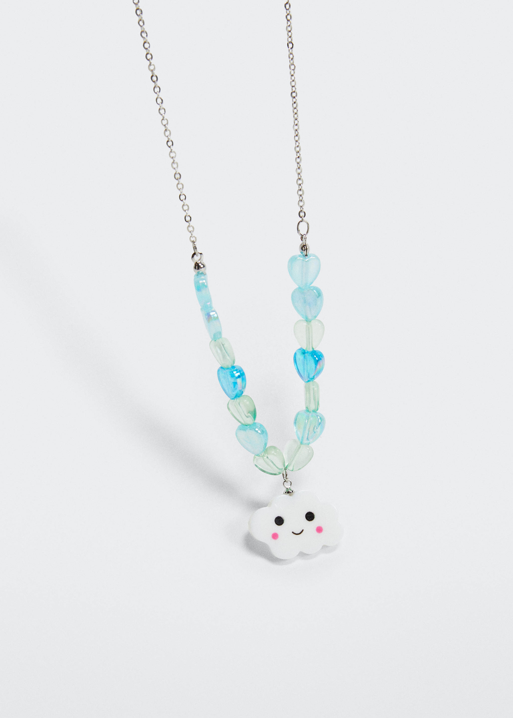 Mixed bead necklace - Medium plane