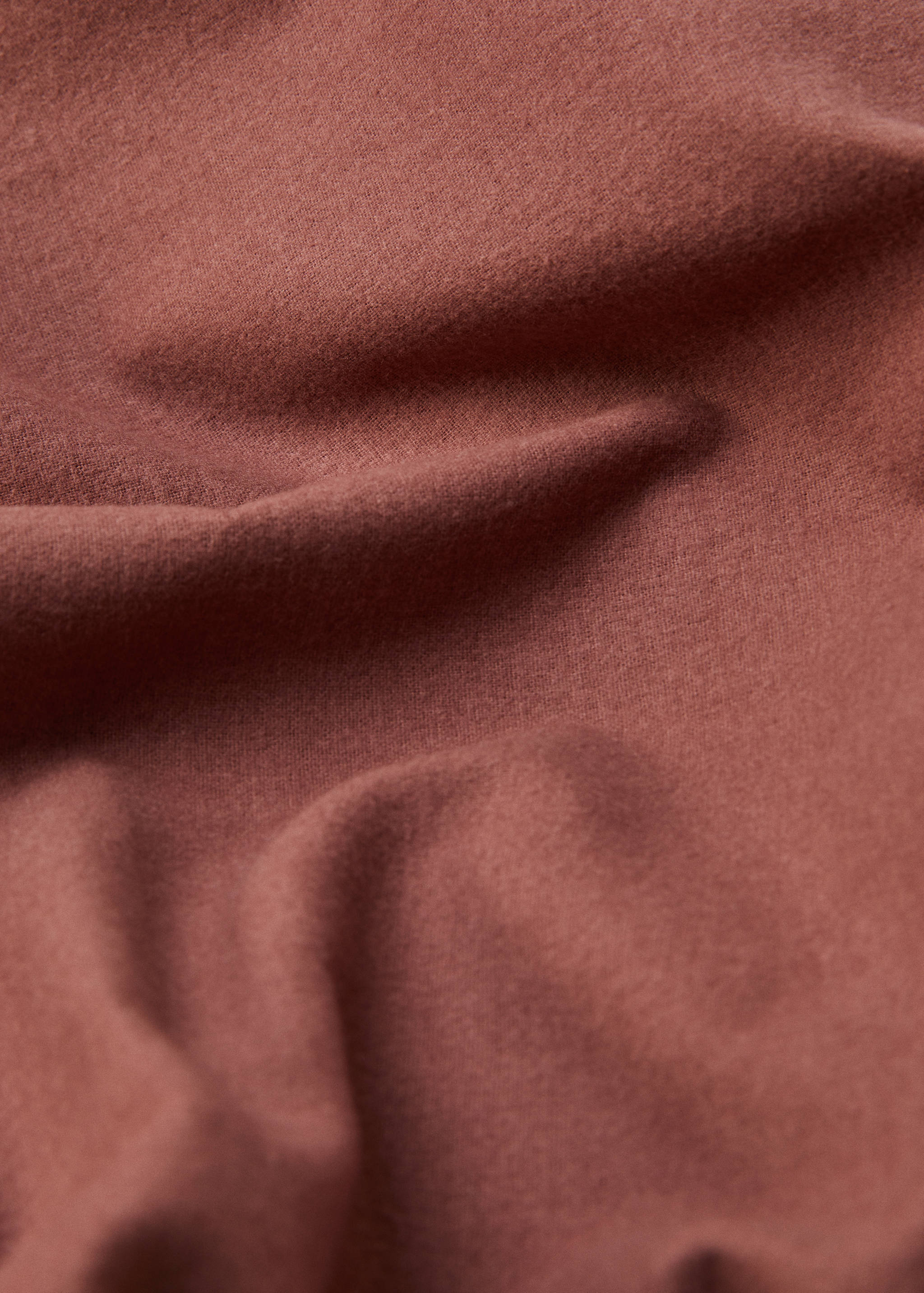 Plain flannel fitted sheet 90cm bed - Details of the article 3