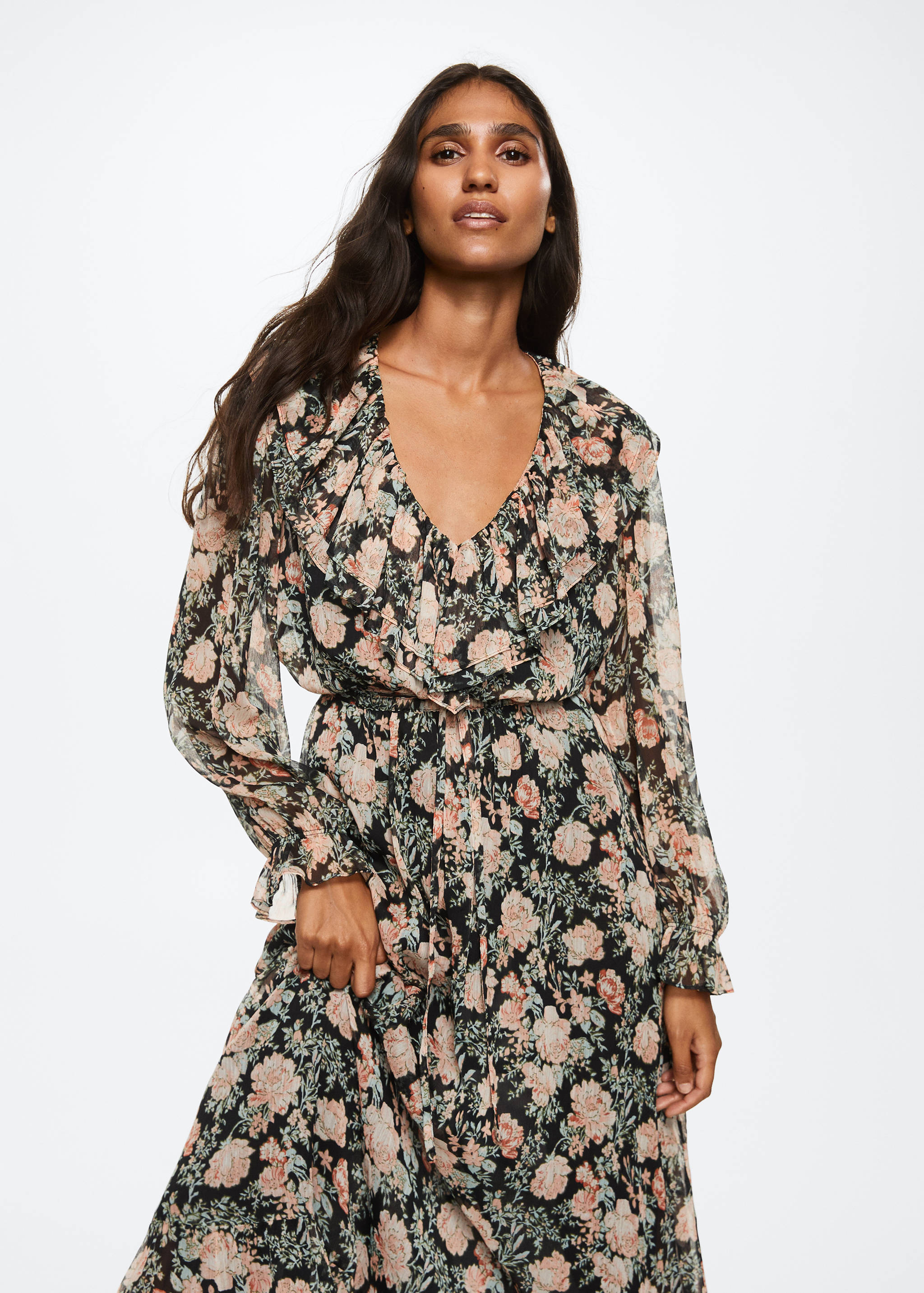 Floral print dress - Medium plane