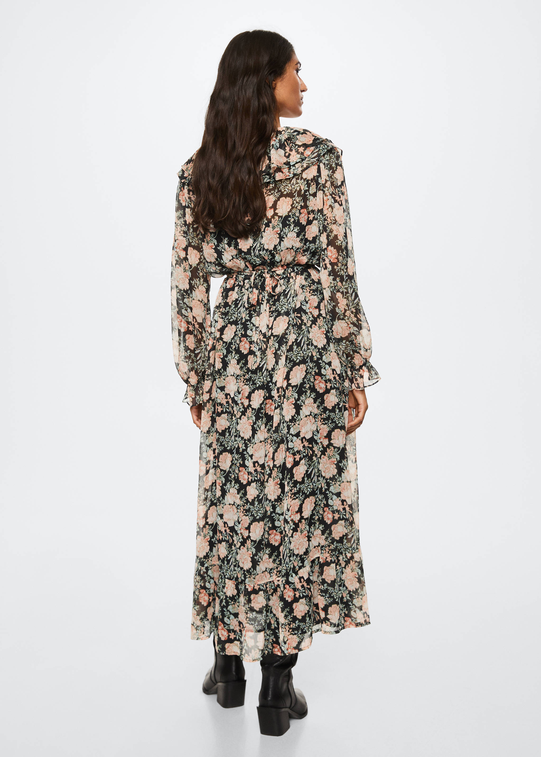 Floral print dress - Reverse of the article