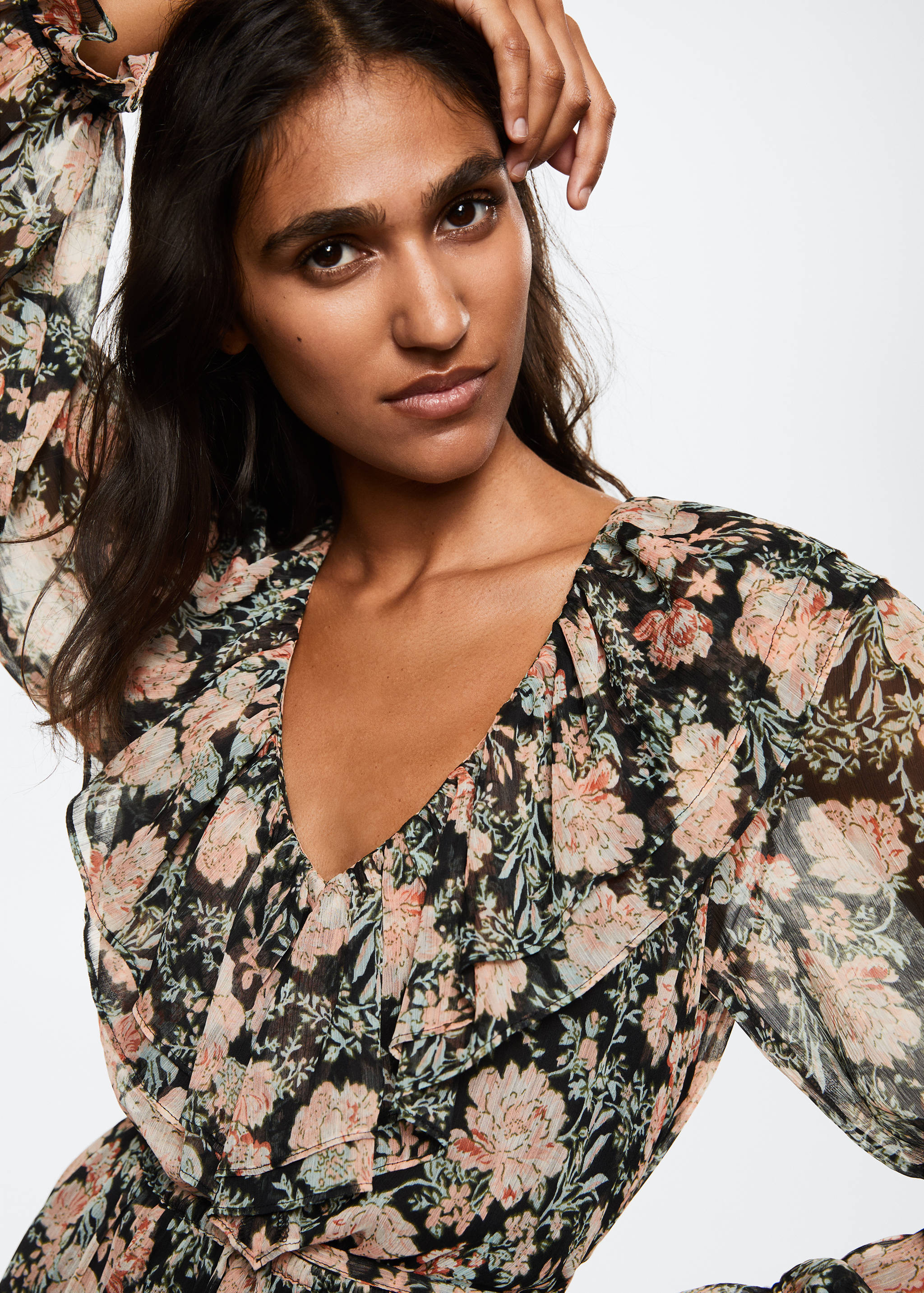 Floral print dress - Details of the article 1