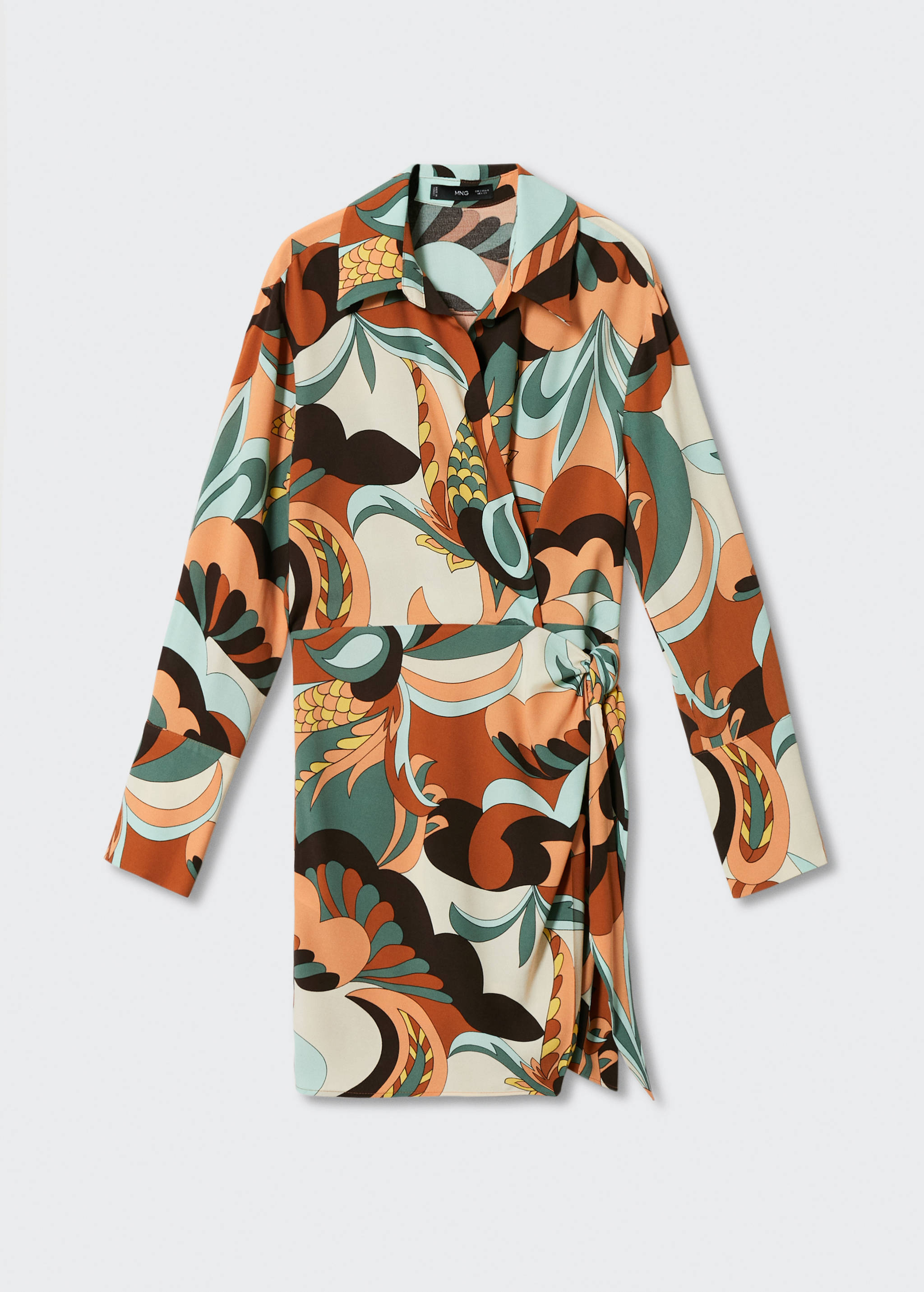 Print wrap dress - Article without model