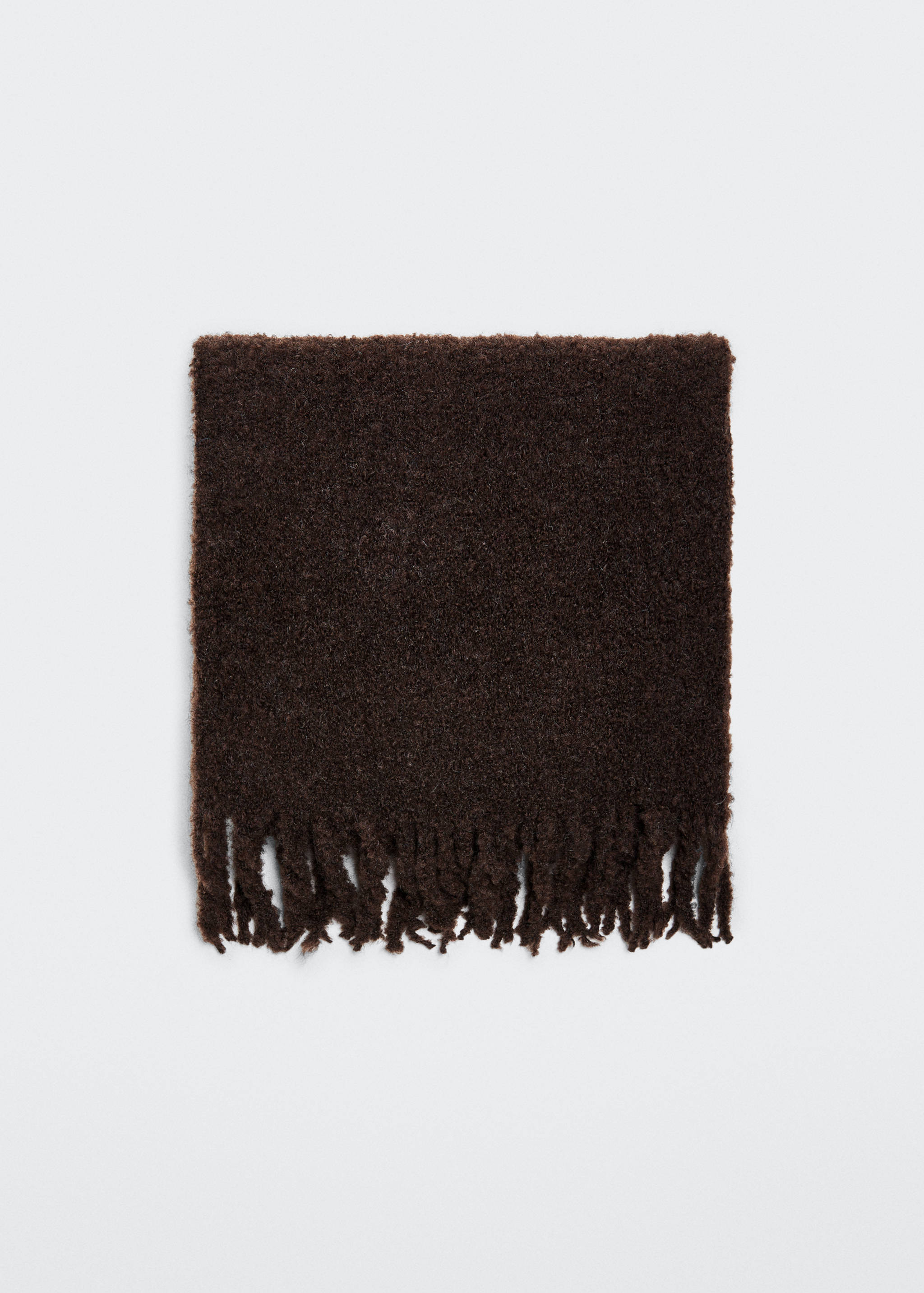 Curly knitted scarf - Article without model
