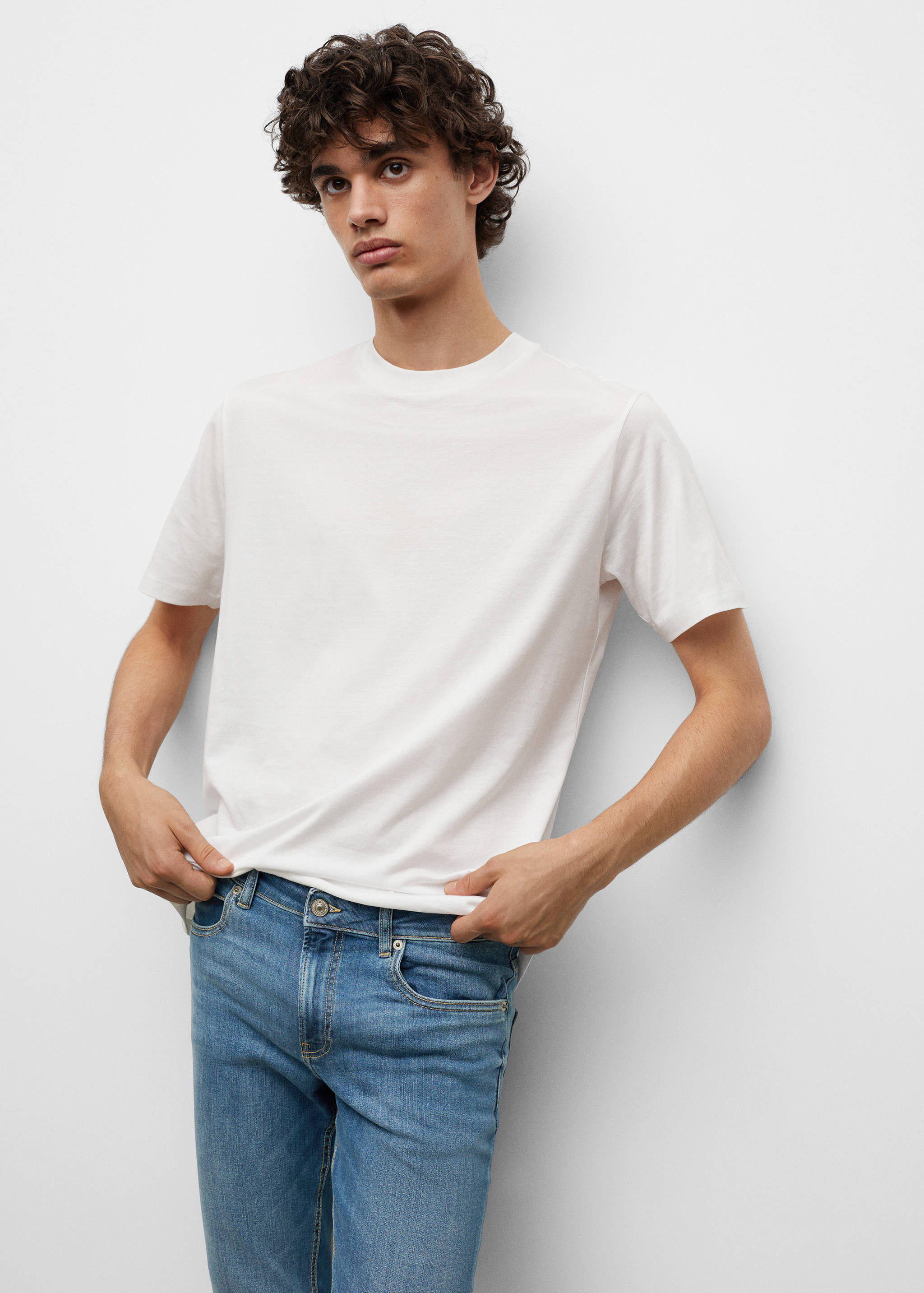 Slim Fit-Jeans  - Mittlere Ansicht