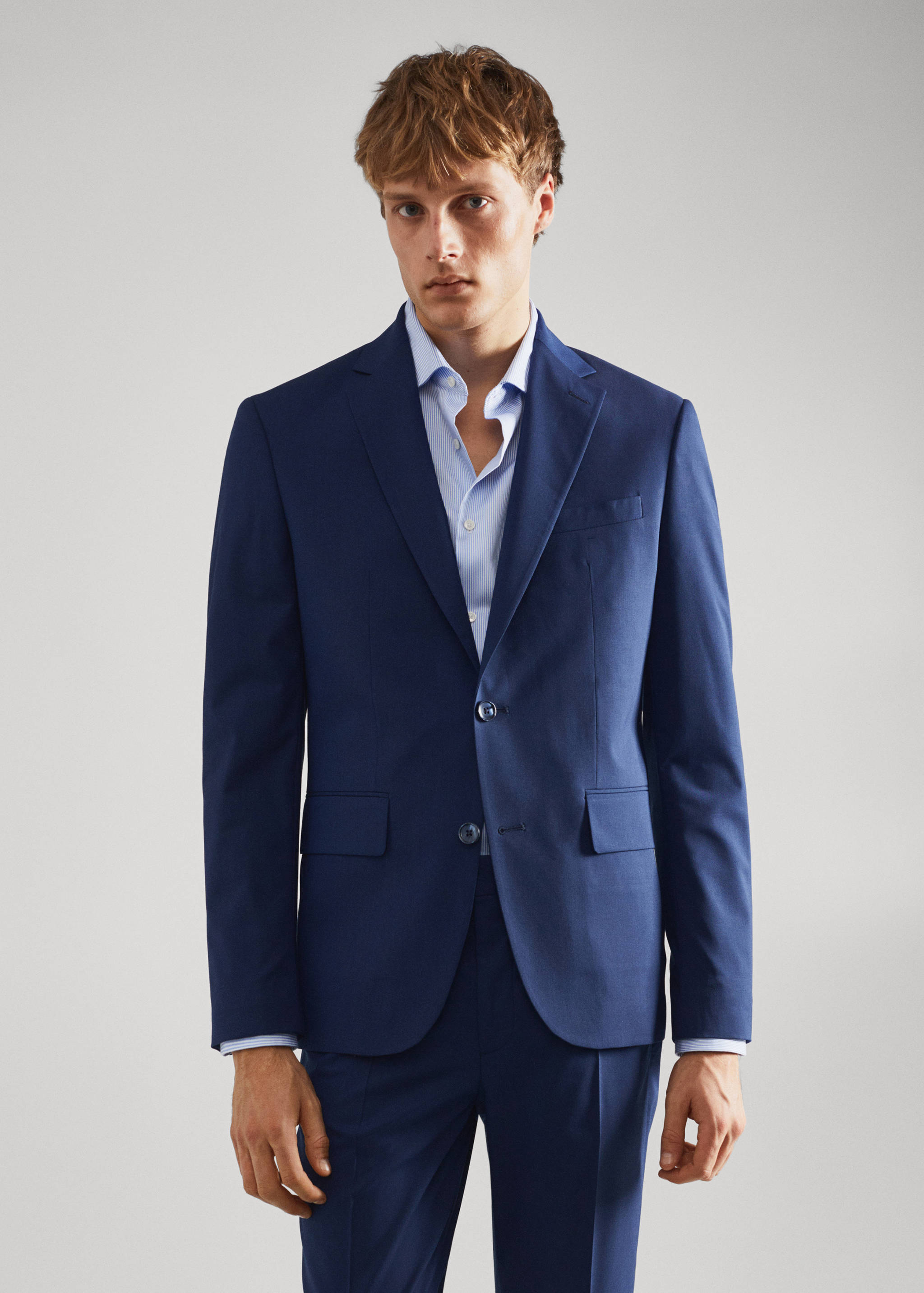 Veste de costume slim fit - Plan moyen