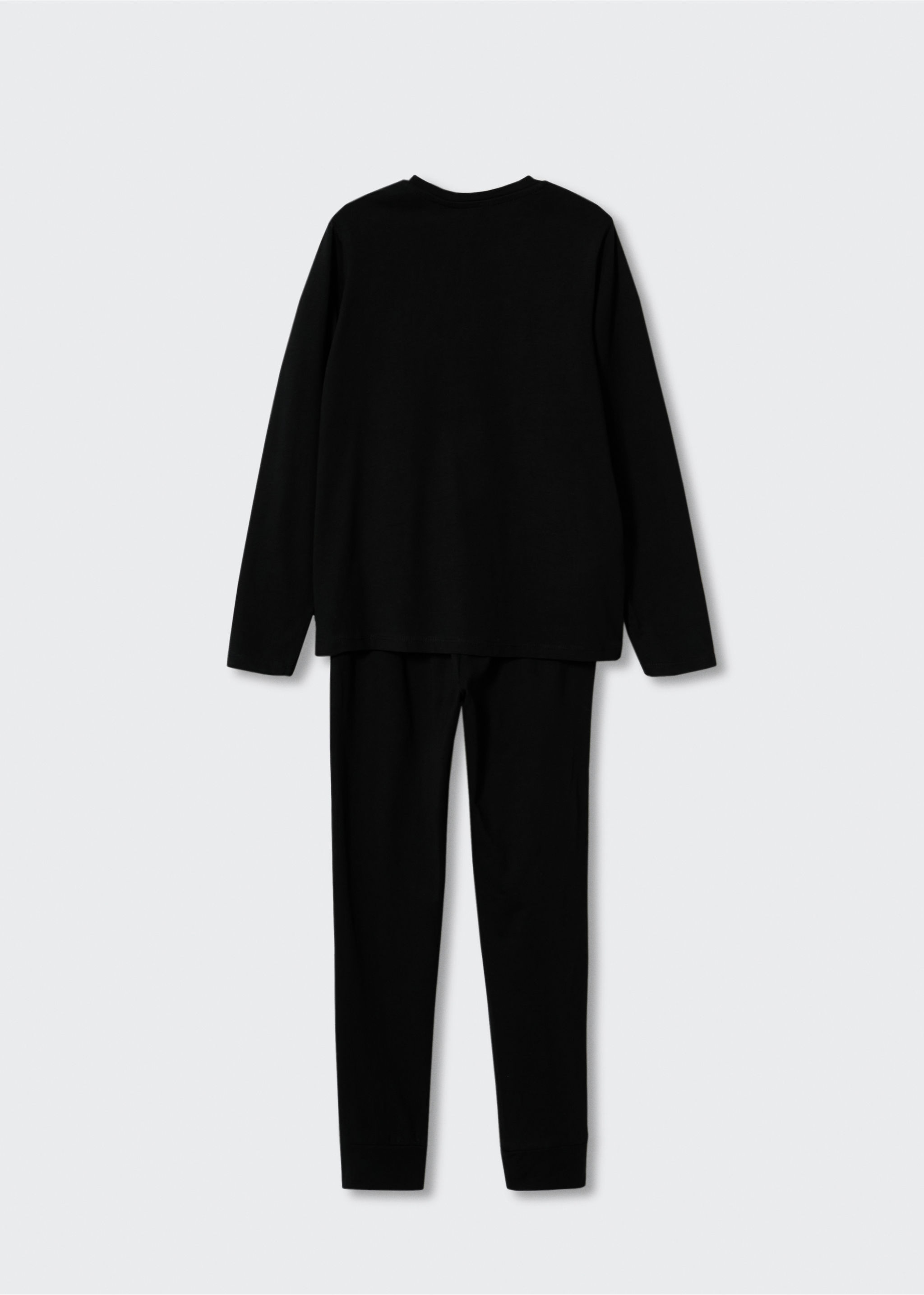 Pijama esquelet brilla en la foscor - Revers de l'article