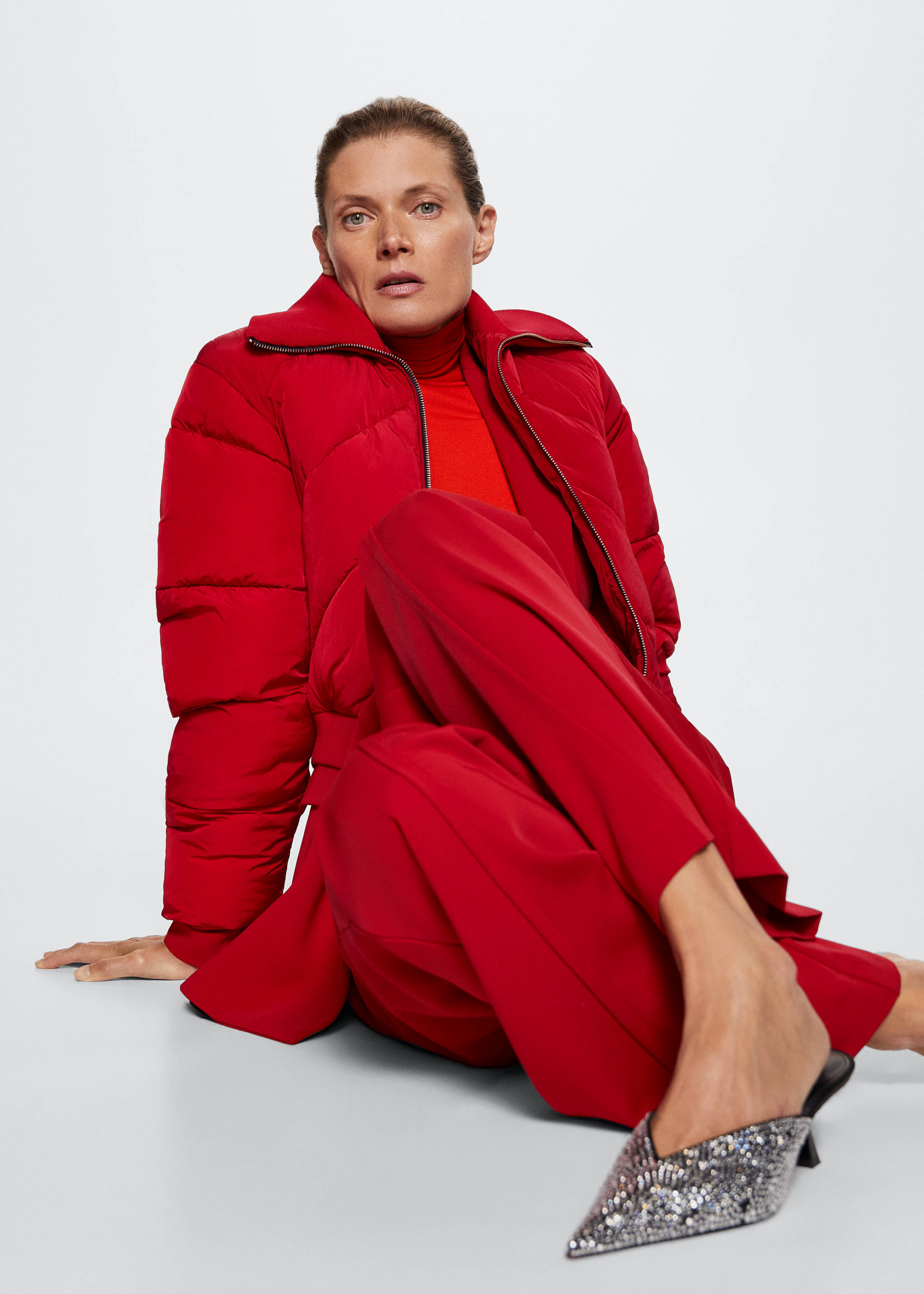 Short quilted anorak - Details of the article 2