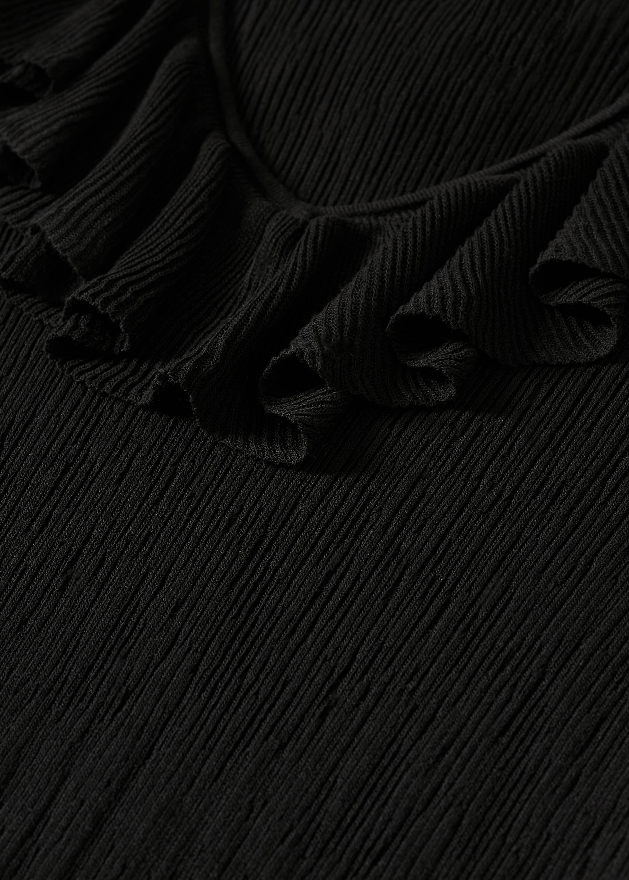 Textured ruffled dress - Details of the article 8