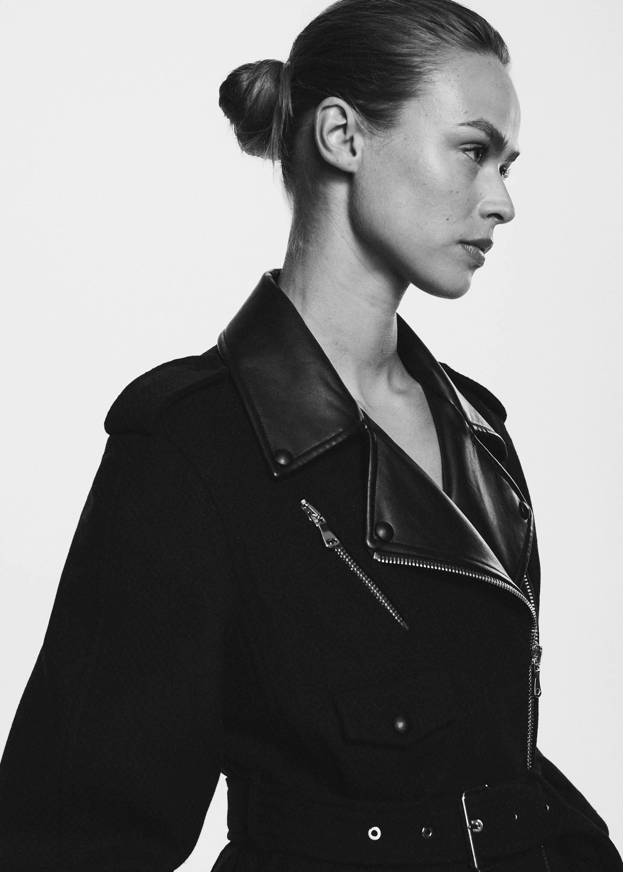 Abrigo biker lana - Detalle del artículo 1