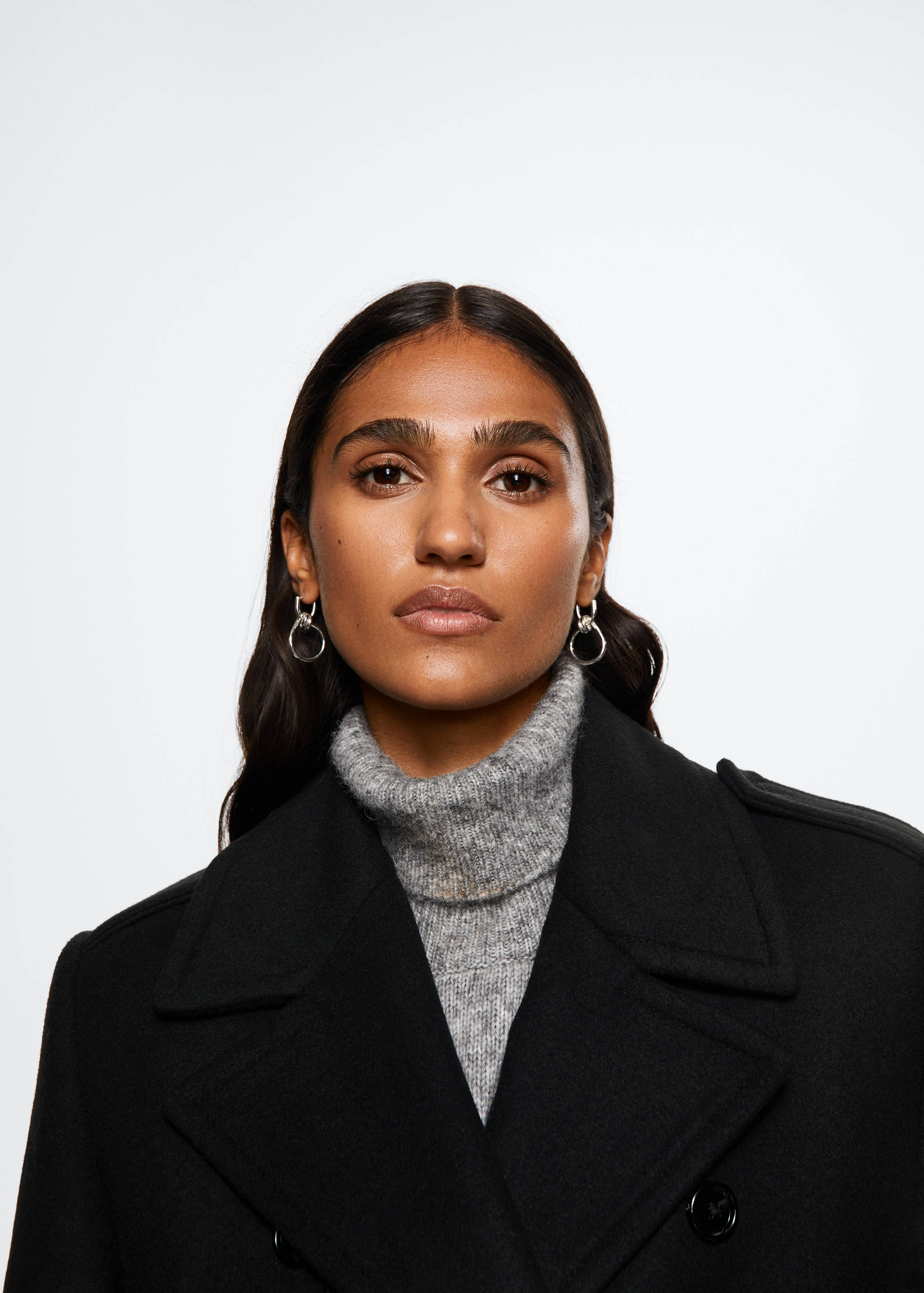 Tailored oversize wool coat - Details of the article 1