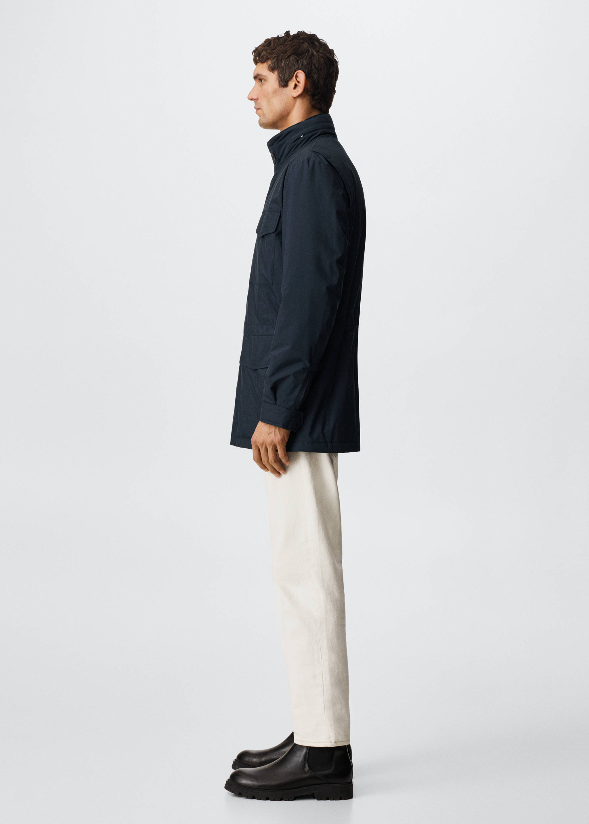 Long jacket with pockets - Details of the article 4