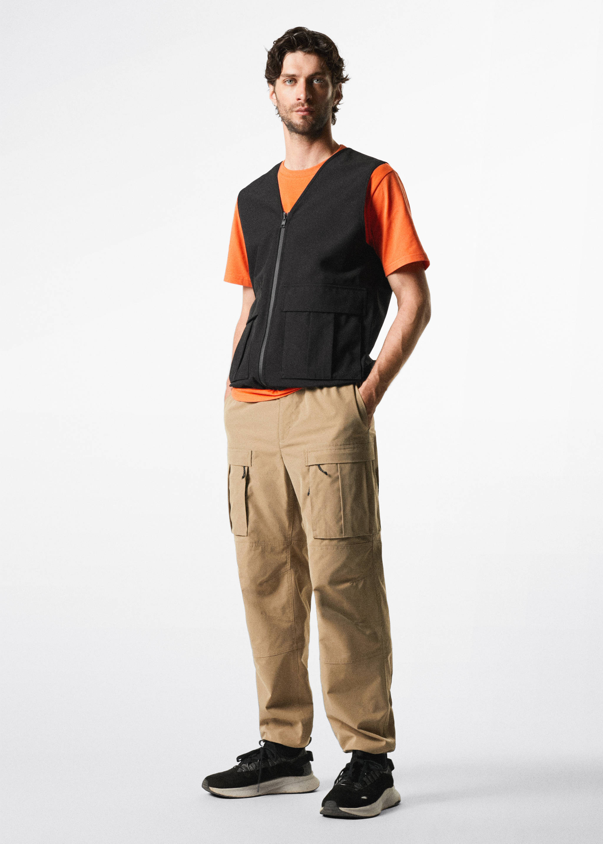 Armilla multibutxaques impermeable - Pla general