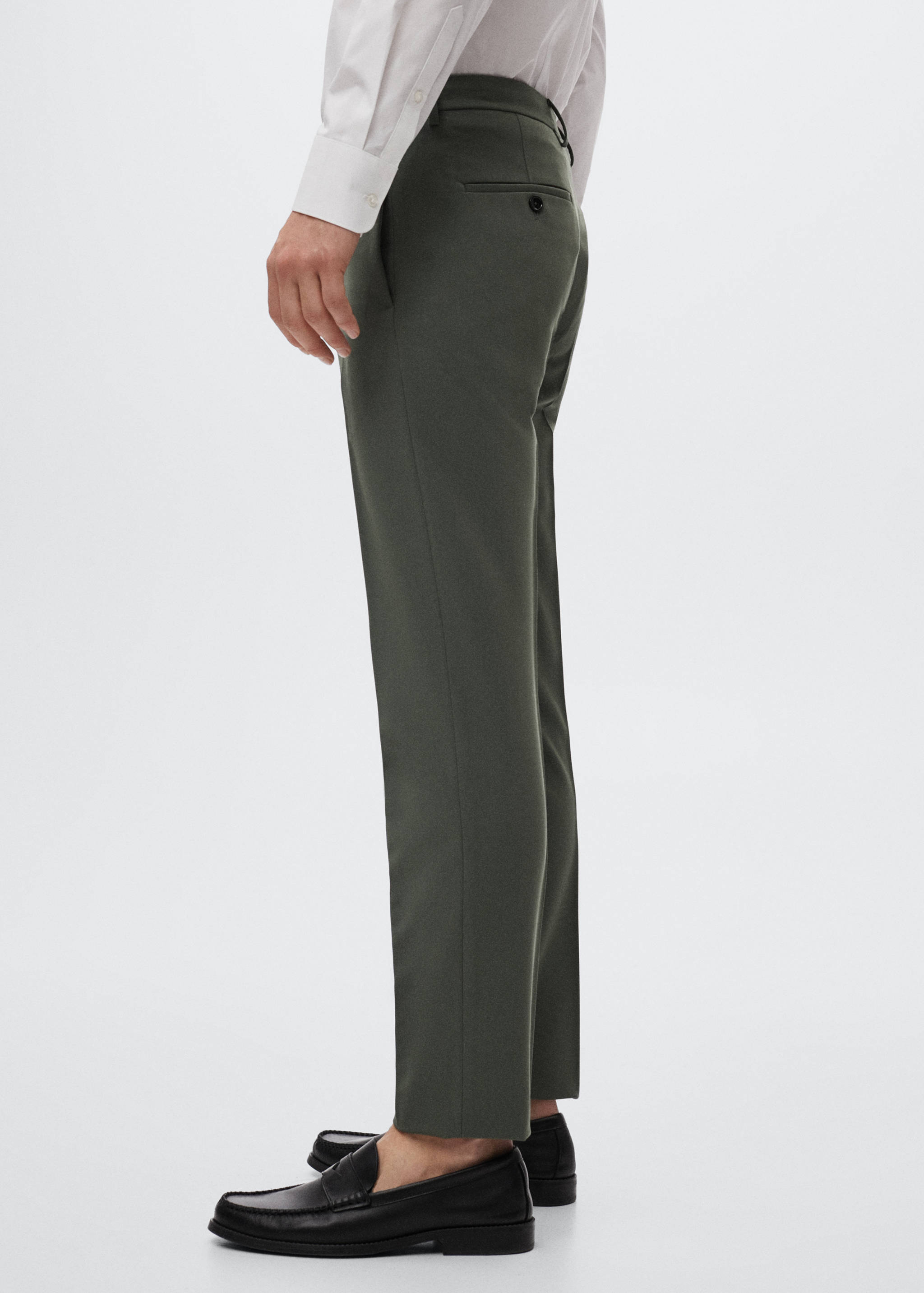 Super slim fit suit trousers - Details of the article 2