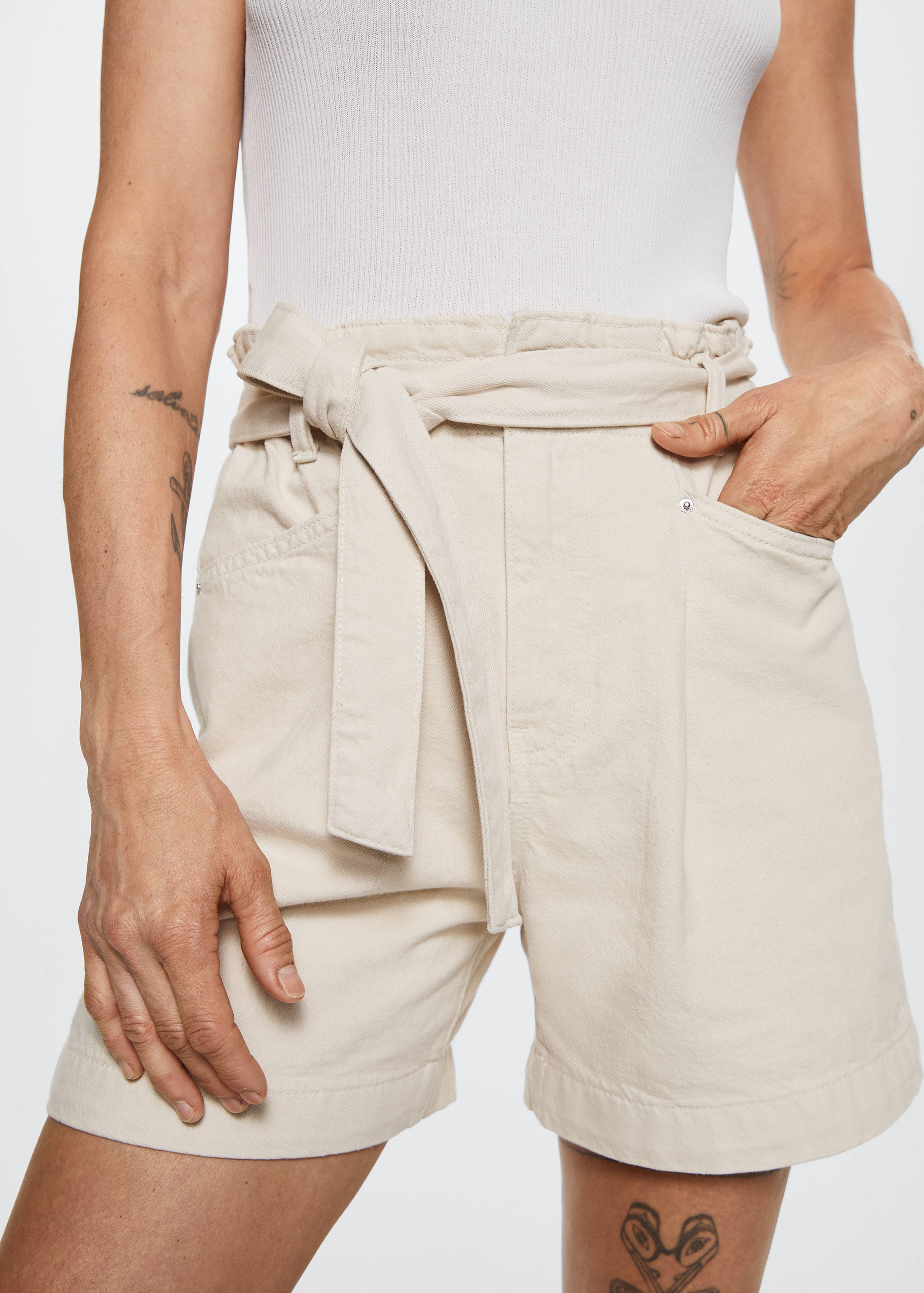 Shorts texans paperbag - Detall de l'article 2