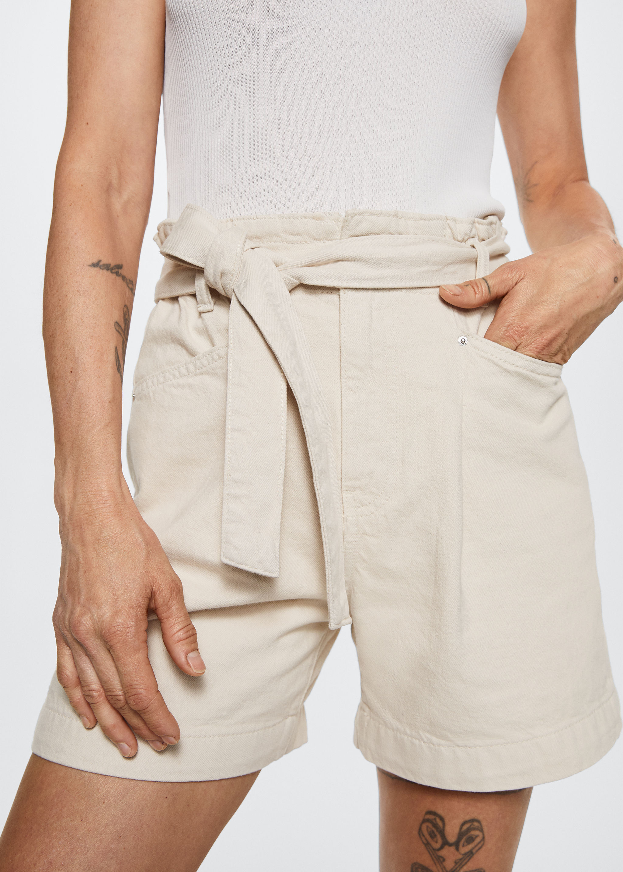 Shorts texans paperbag  - Detall de l'article 2