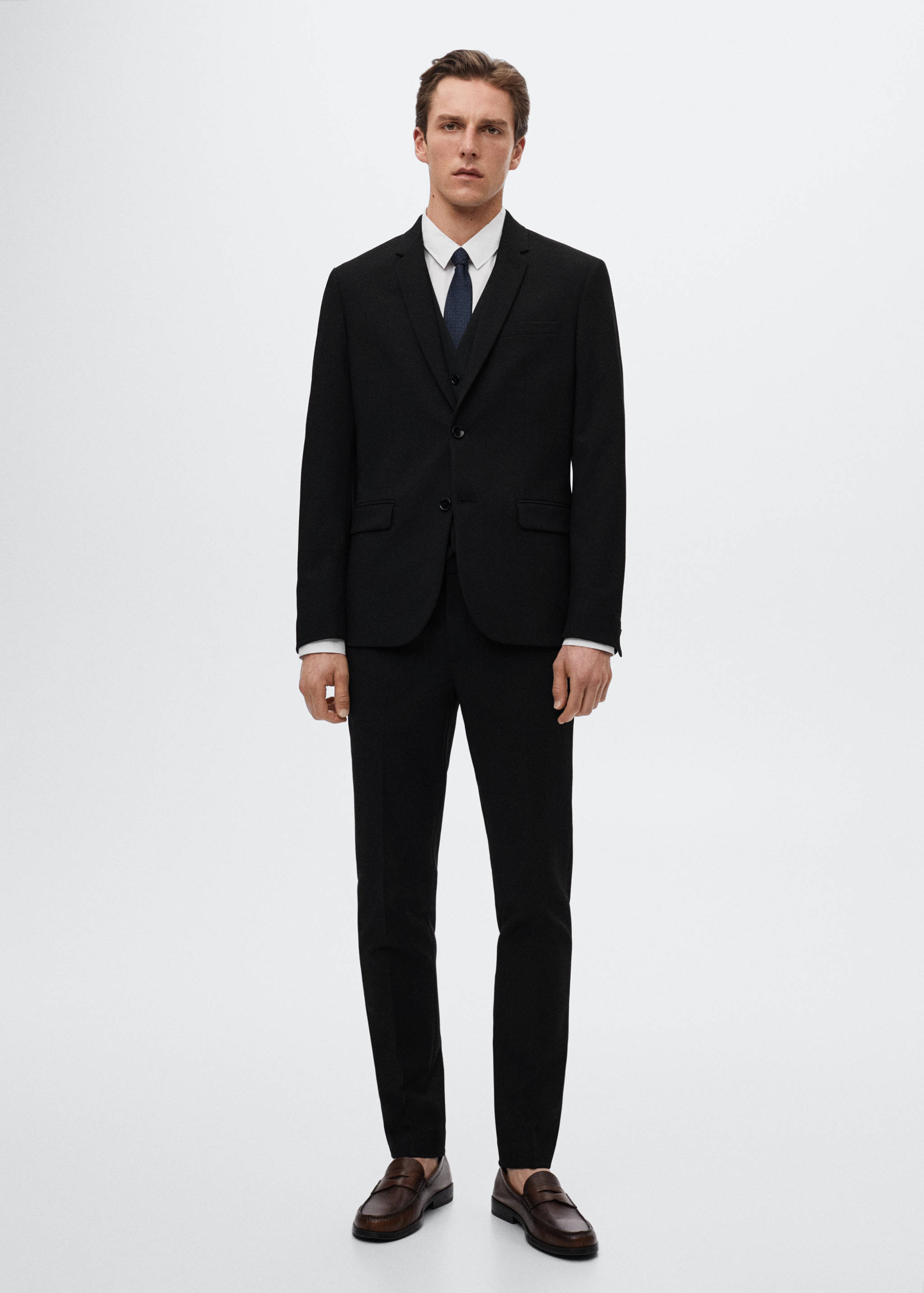 Americana vestir súper slim fit - Pla general