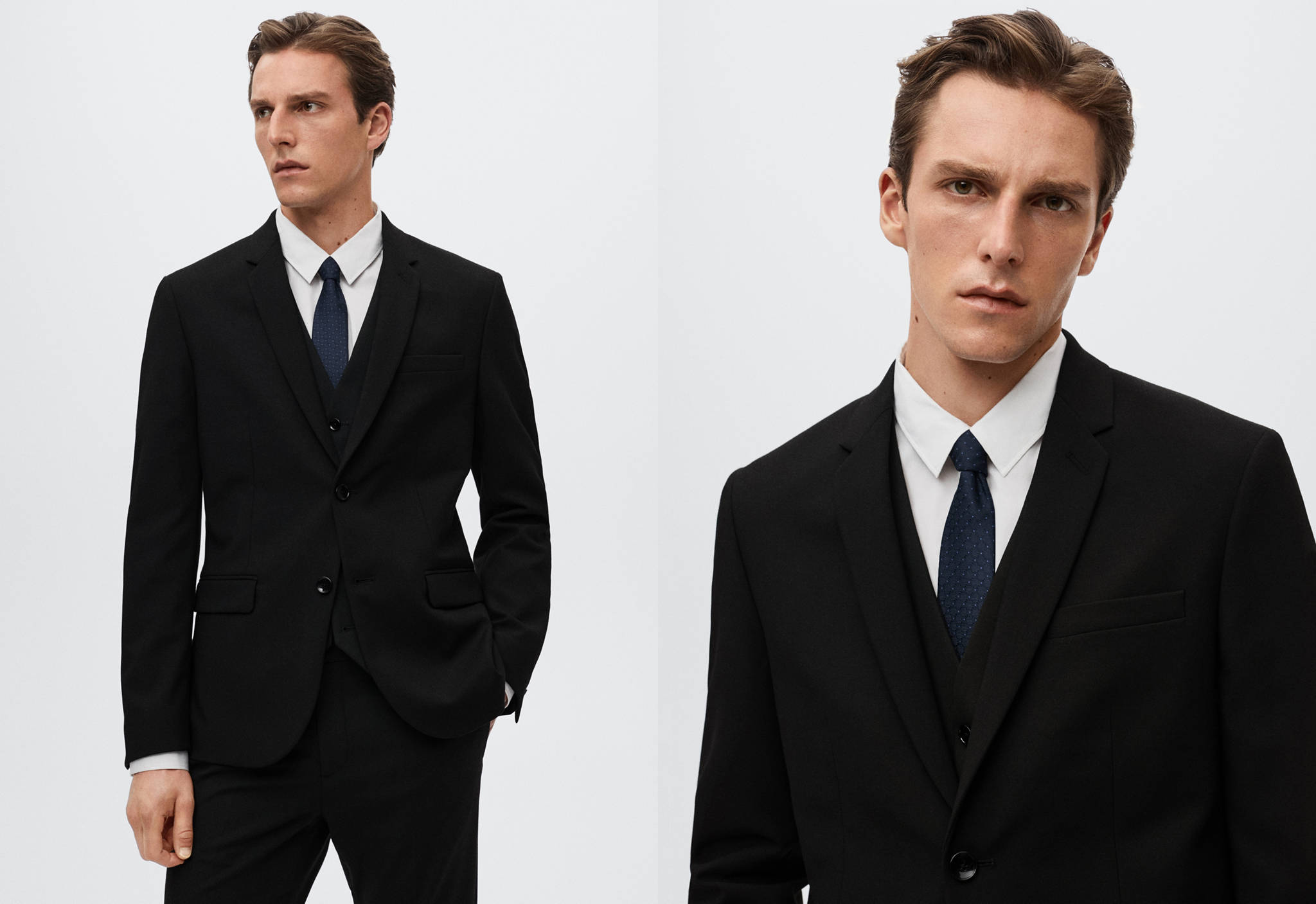 Veste de costume super slim fit - Plan panoramique