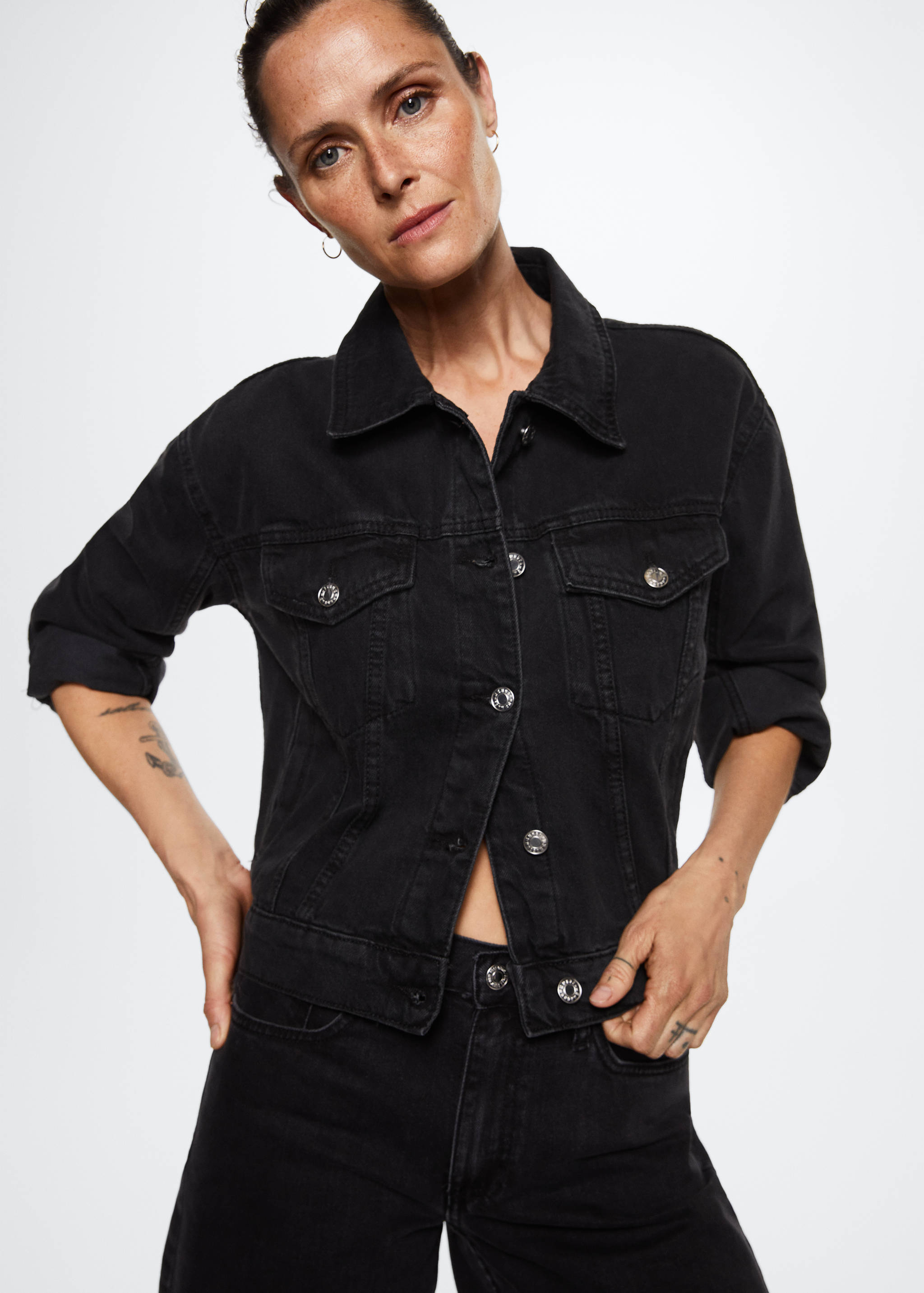 Cazadora vaquera bolsillos - Detalle del artículo 6