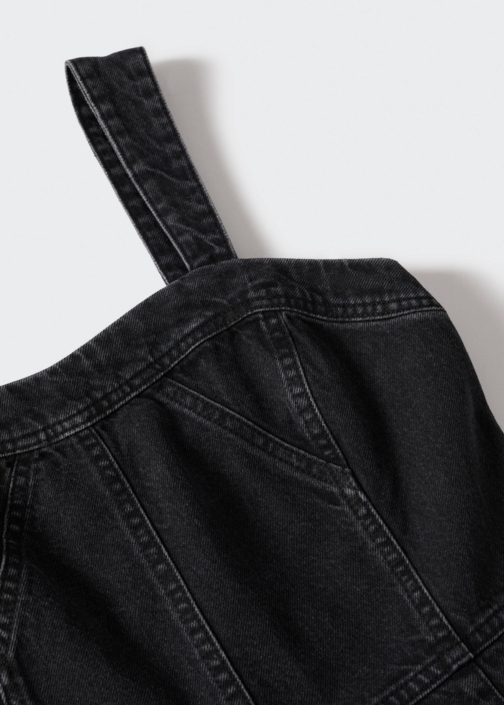Zip denim dress - Details of the article 8