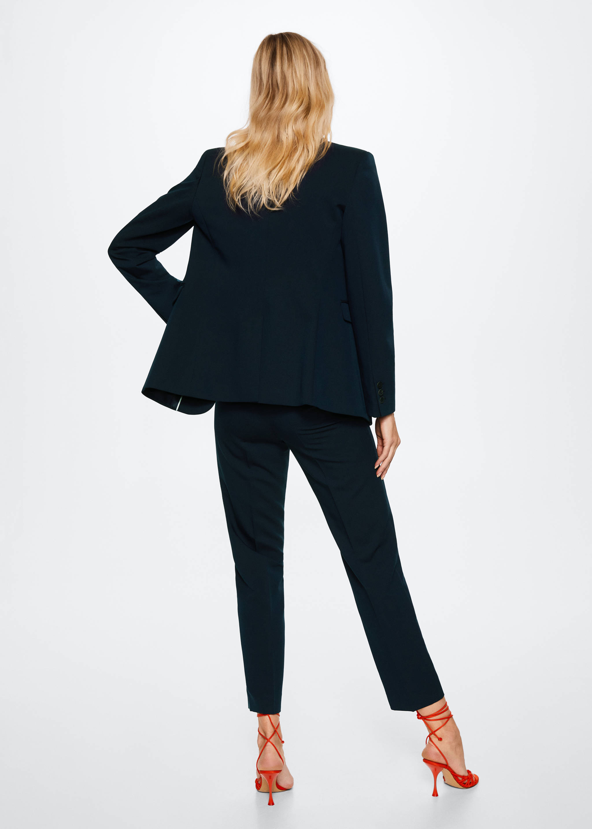 Pantalón traje pinzas - Reverso del artículo