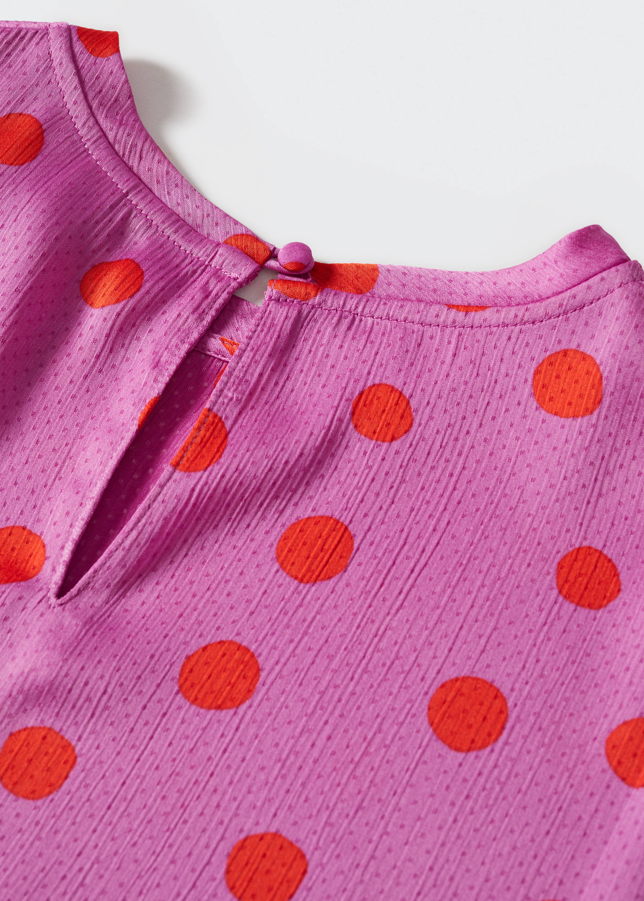 Polka-dot print blouse - Details of the article 8