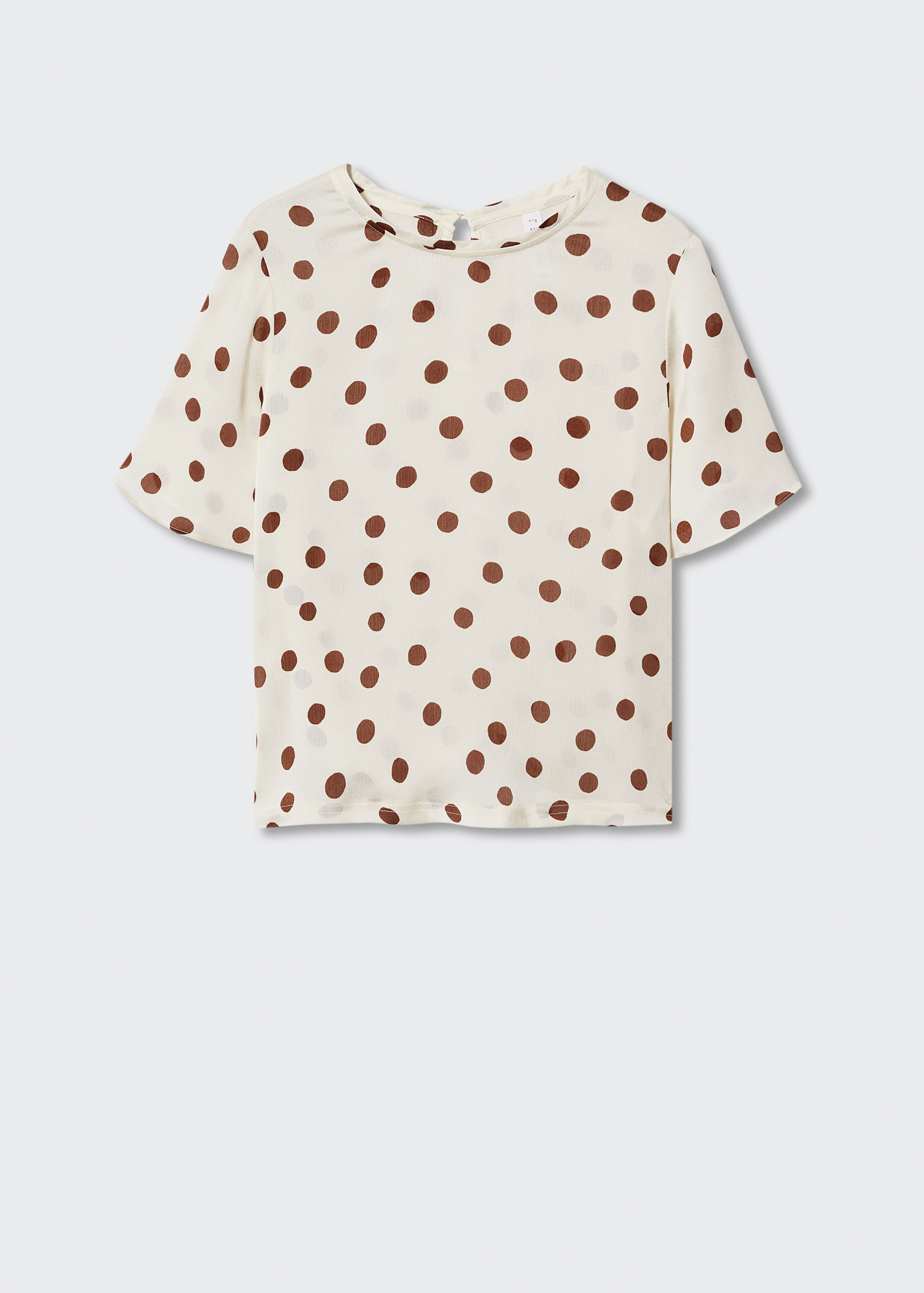 Polka-dot print blouse - Article without model