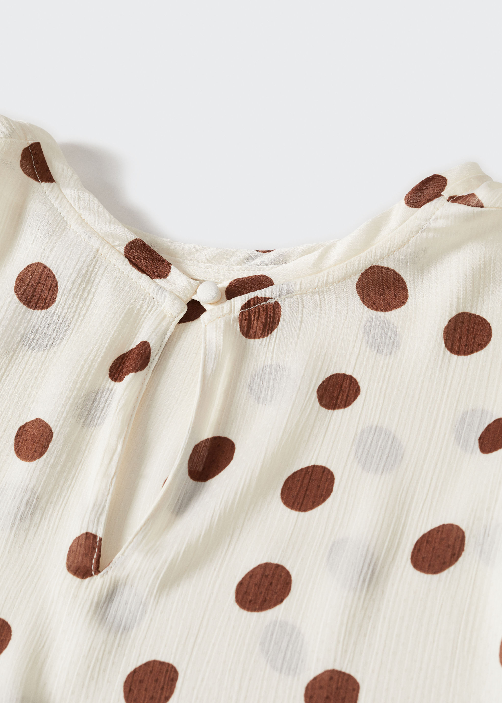 Polka-dot print blouse - Details of the article 8