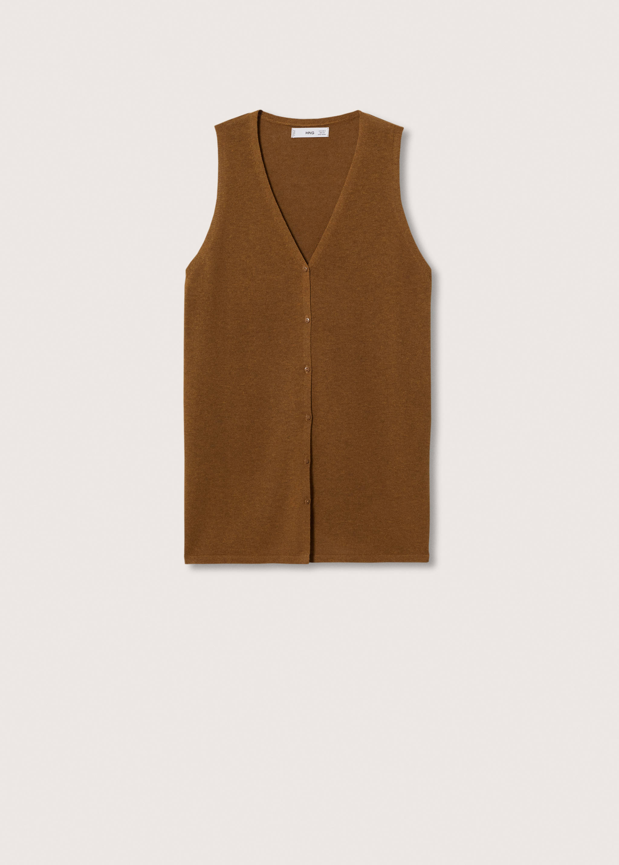 Cárdigan punto fino oversize - Artículo sin modelo
