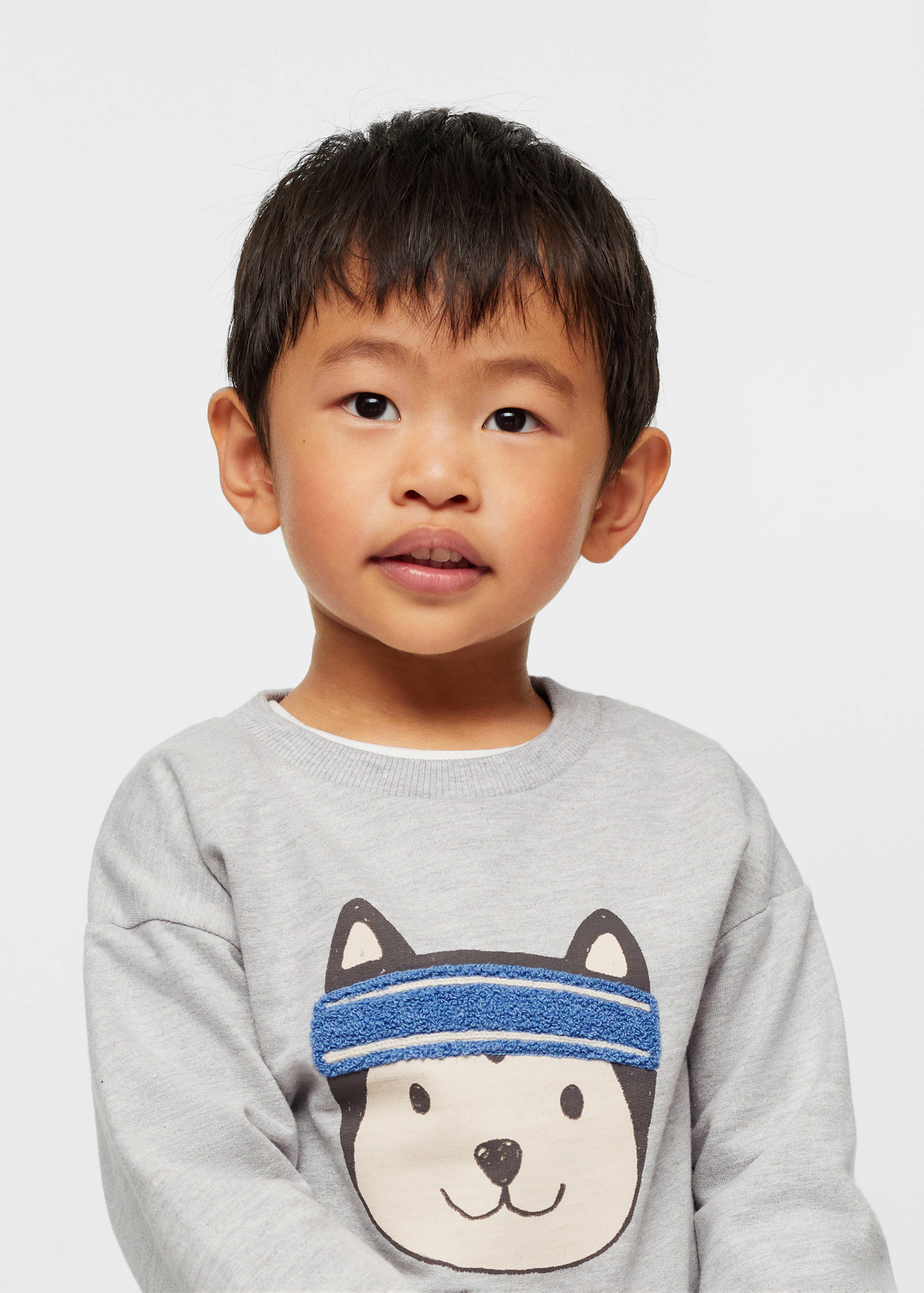 Cotton-blend printed sweatshirt - Details of the article 1