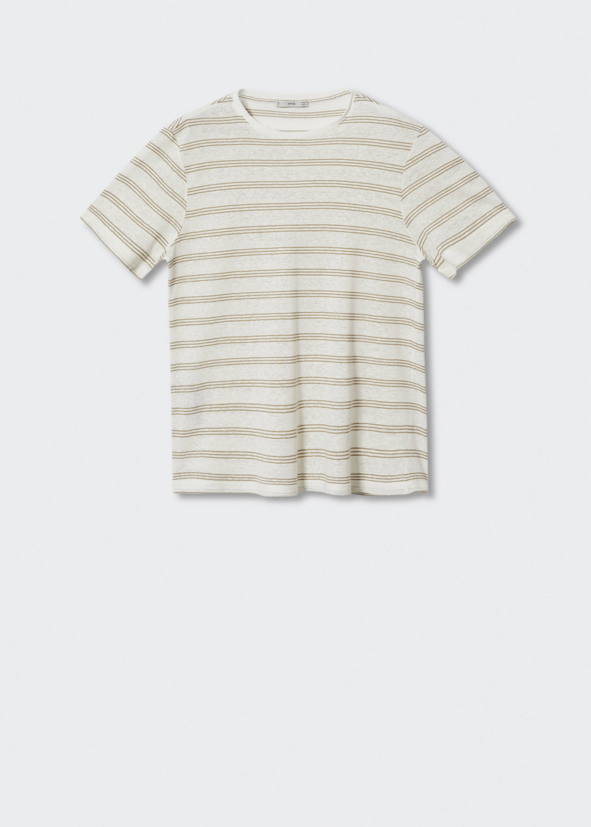 Gestreiftes Leinen-T-Shirt - Artikel ohne Model