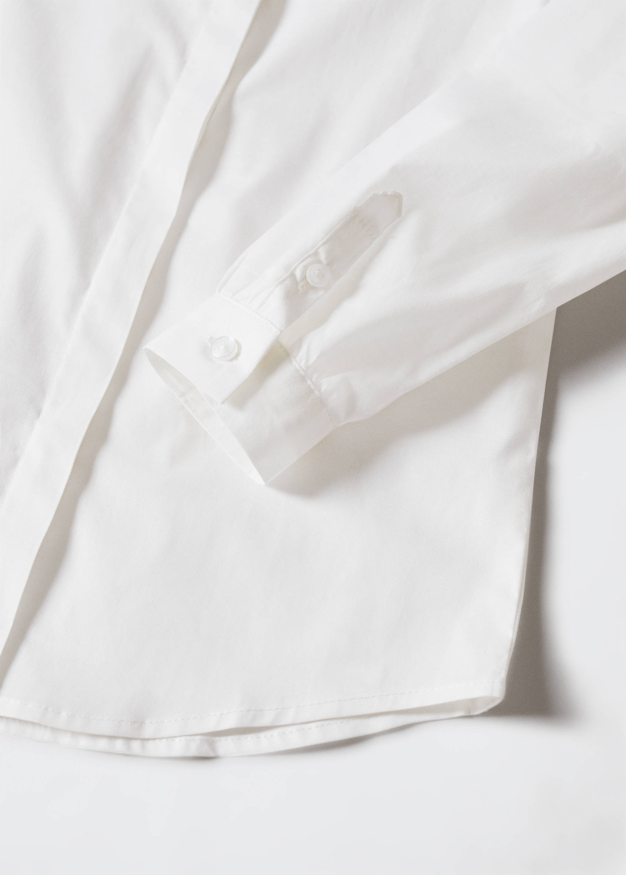 Puff-sleeve cotton shirt - Details of the article 8