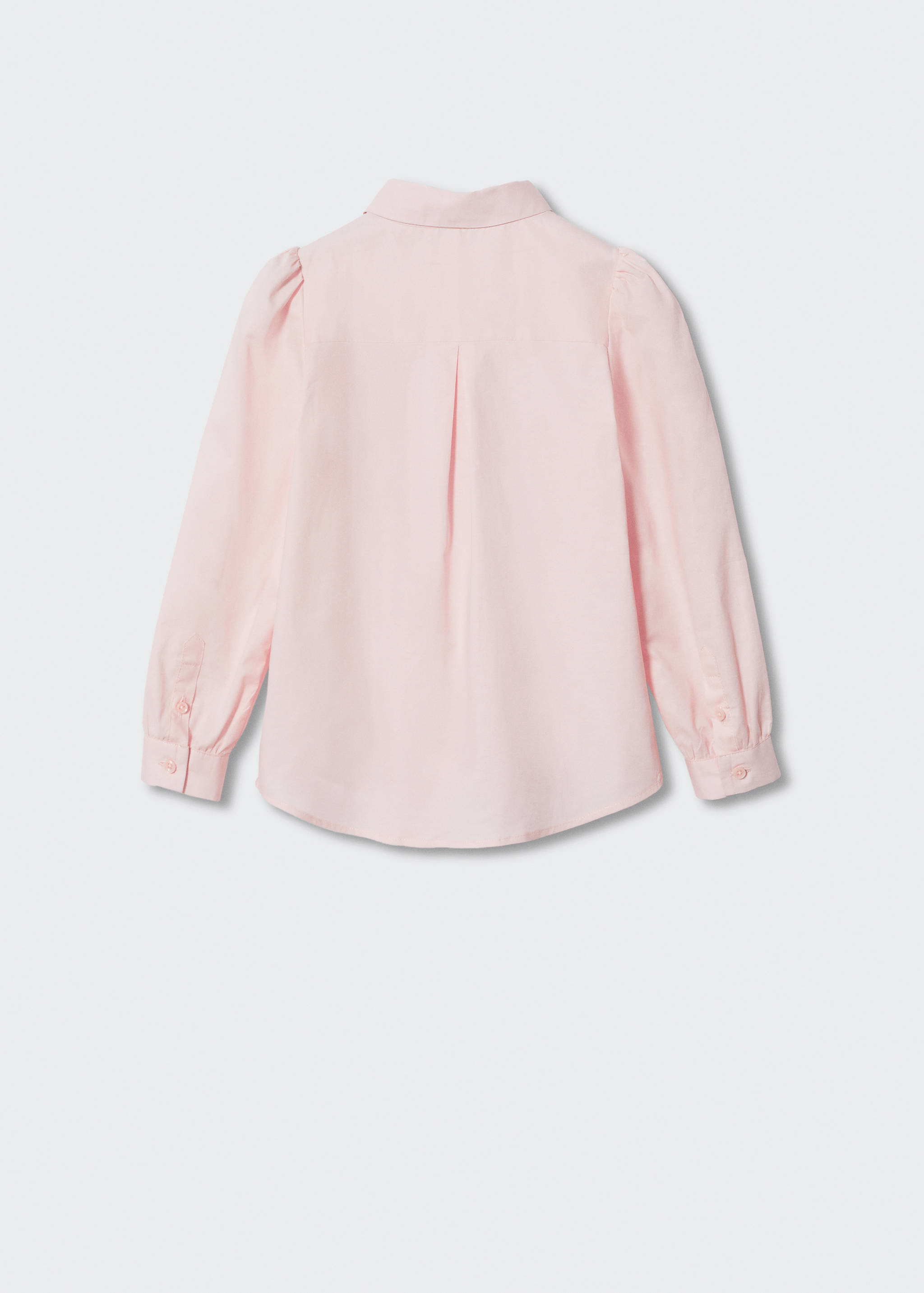 Puff-sleeve cotton shirt - Reverse of the article